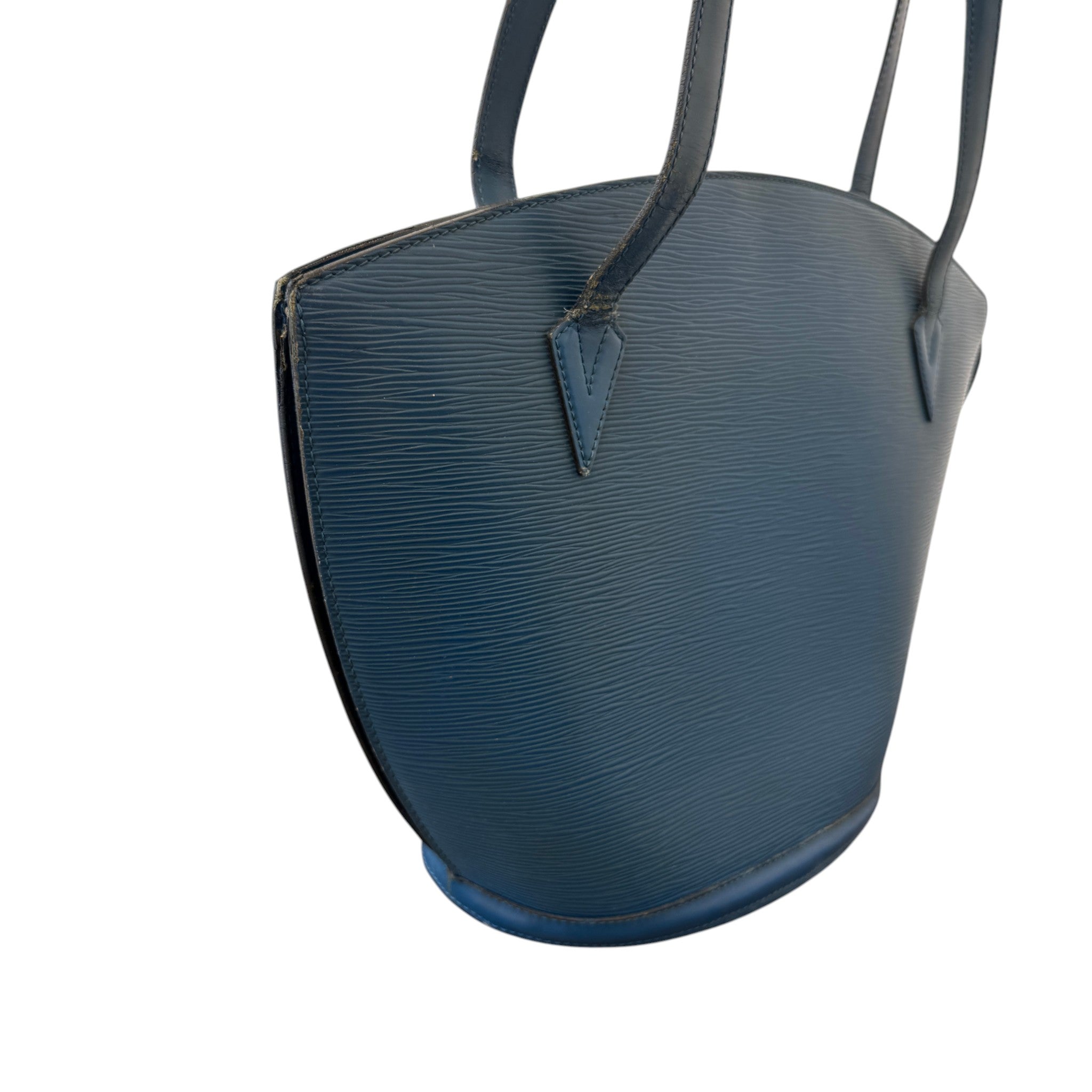 Women's Epi Saint Jacques Handbag Blue