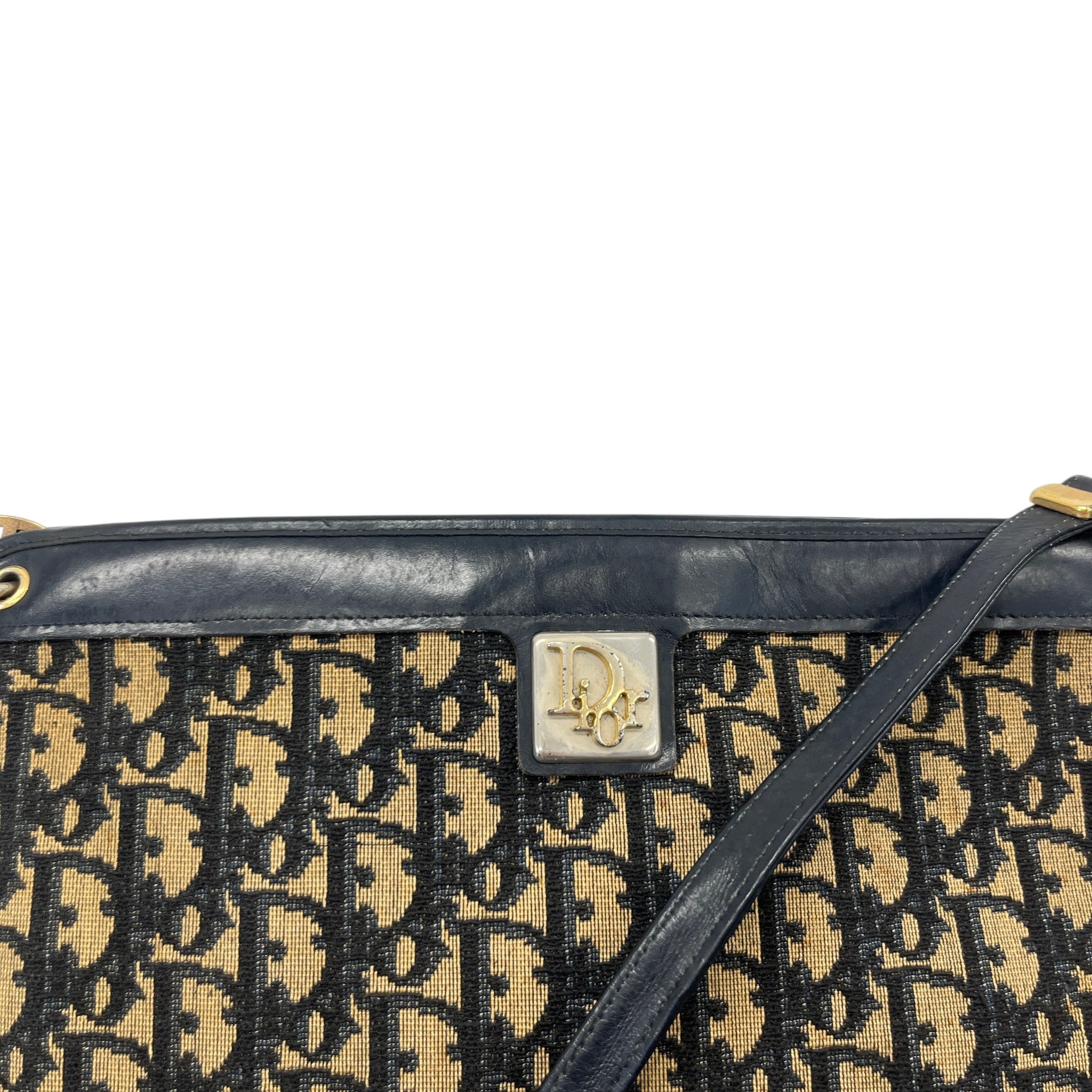 Women's Vintage Trotter Canvas Shoulder Bag Black