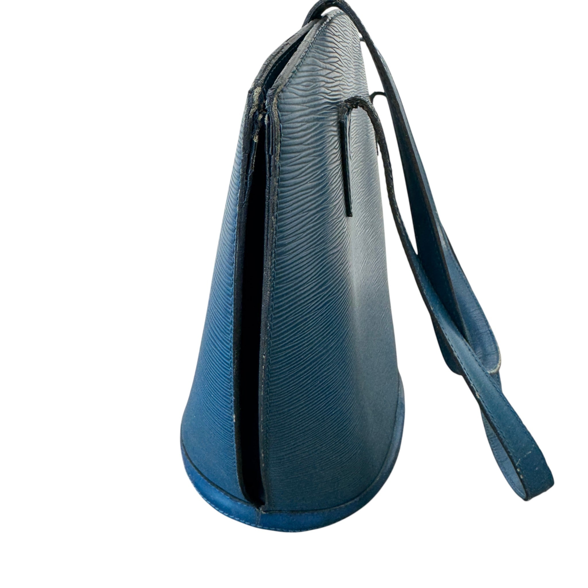 Women's Epi Saint Jacques Handbag Blue