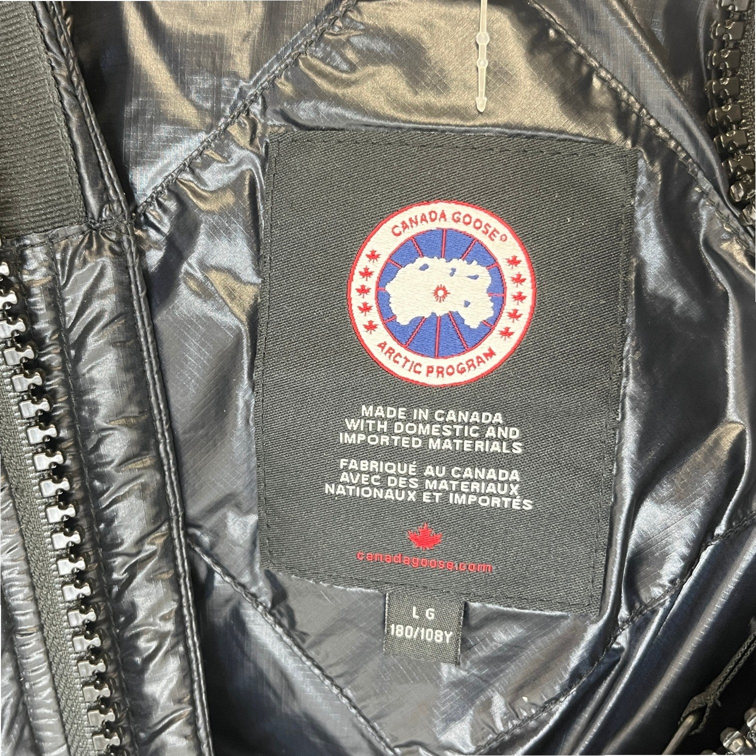 Men's Crofton Down Jacket Black Size L