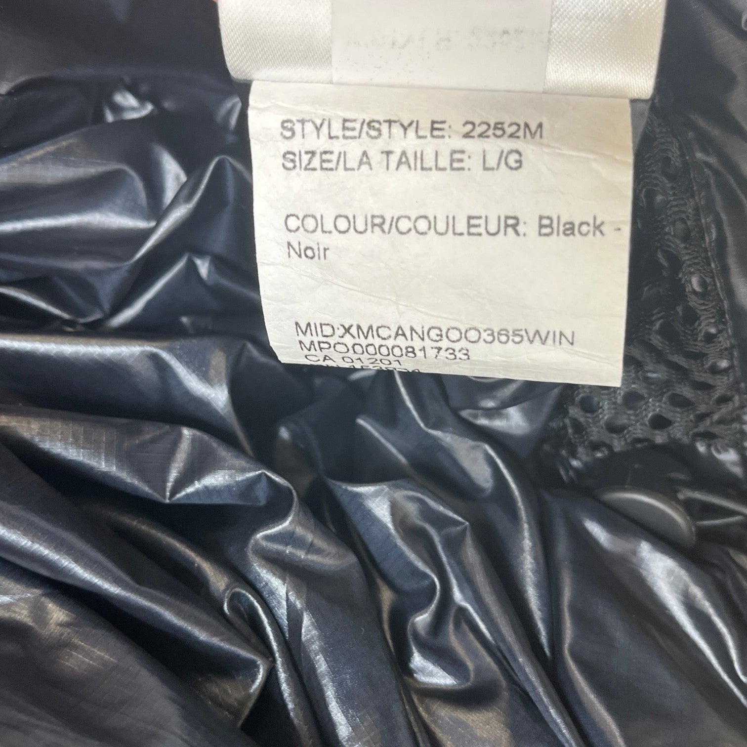 Men's Crofton Down Jacket Black Size L