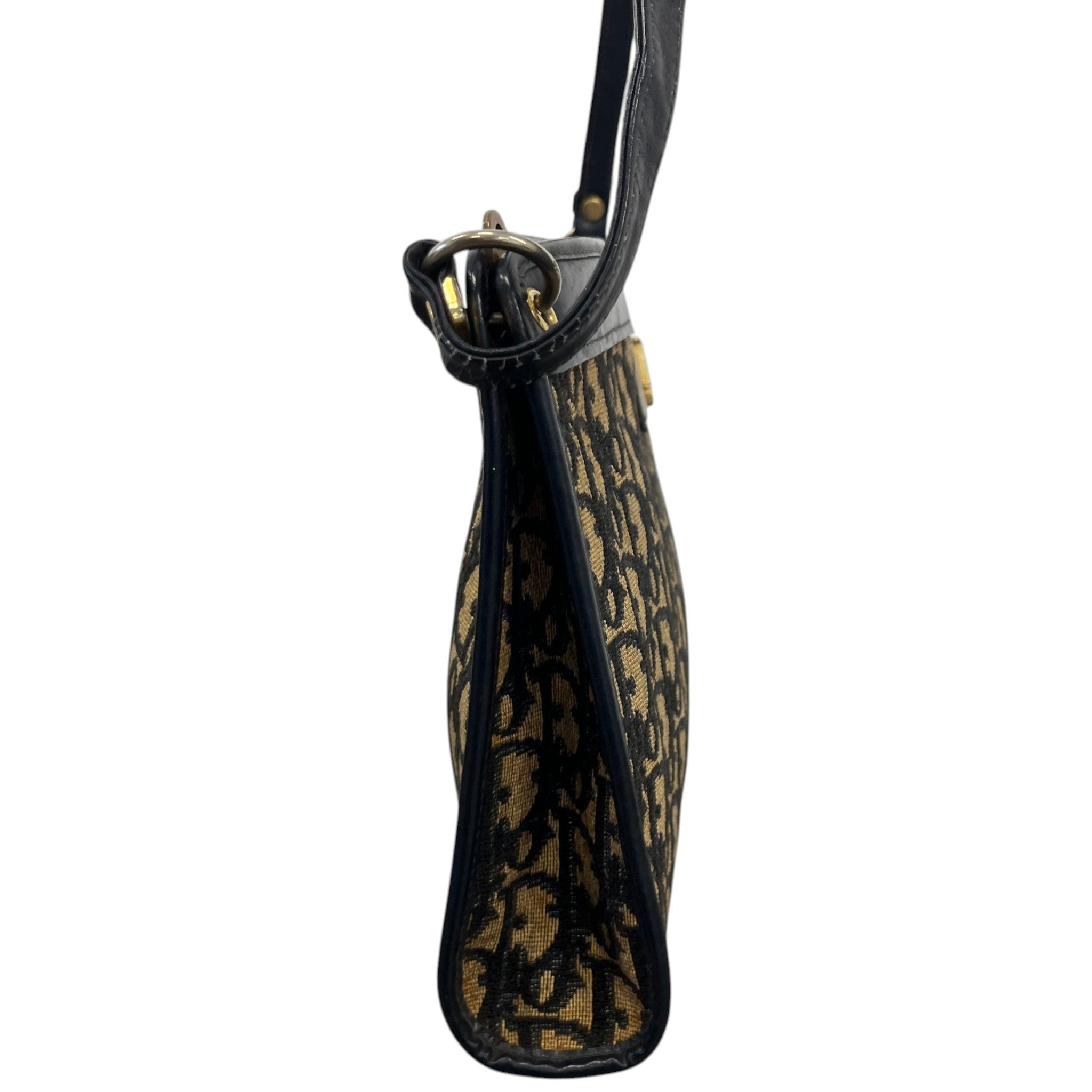Women's Vintage Trotter Canvas Shoulder Bag Black