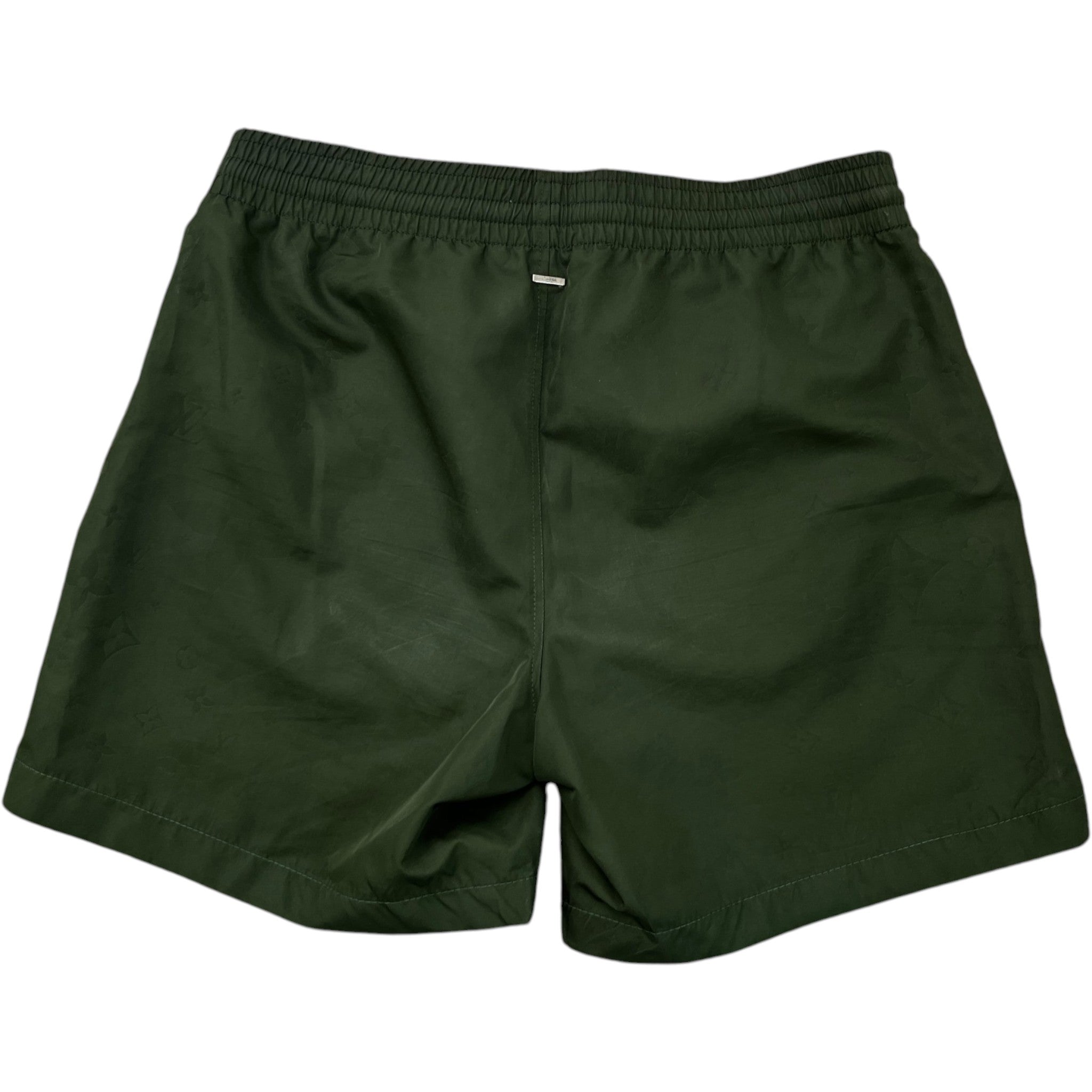 Men's Monogram Swim Shorts Khaki Size S