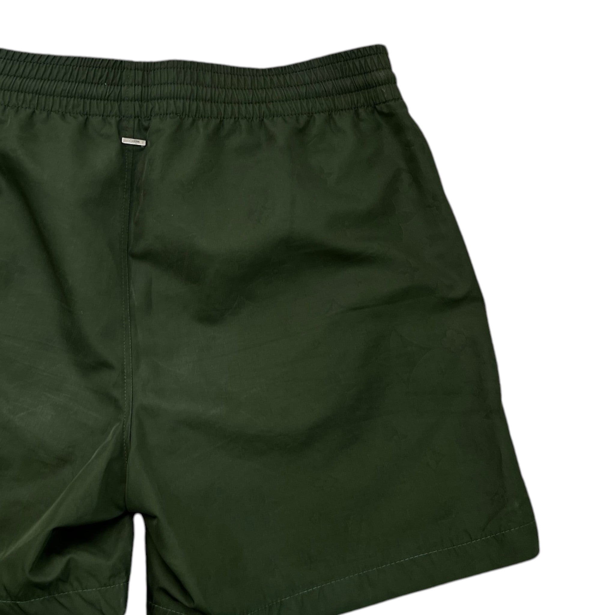 Men's Monogram Swim Shorts Khaki Size S