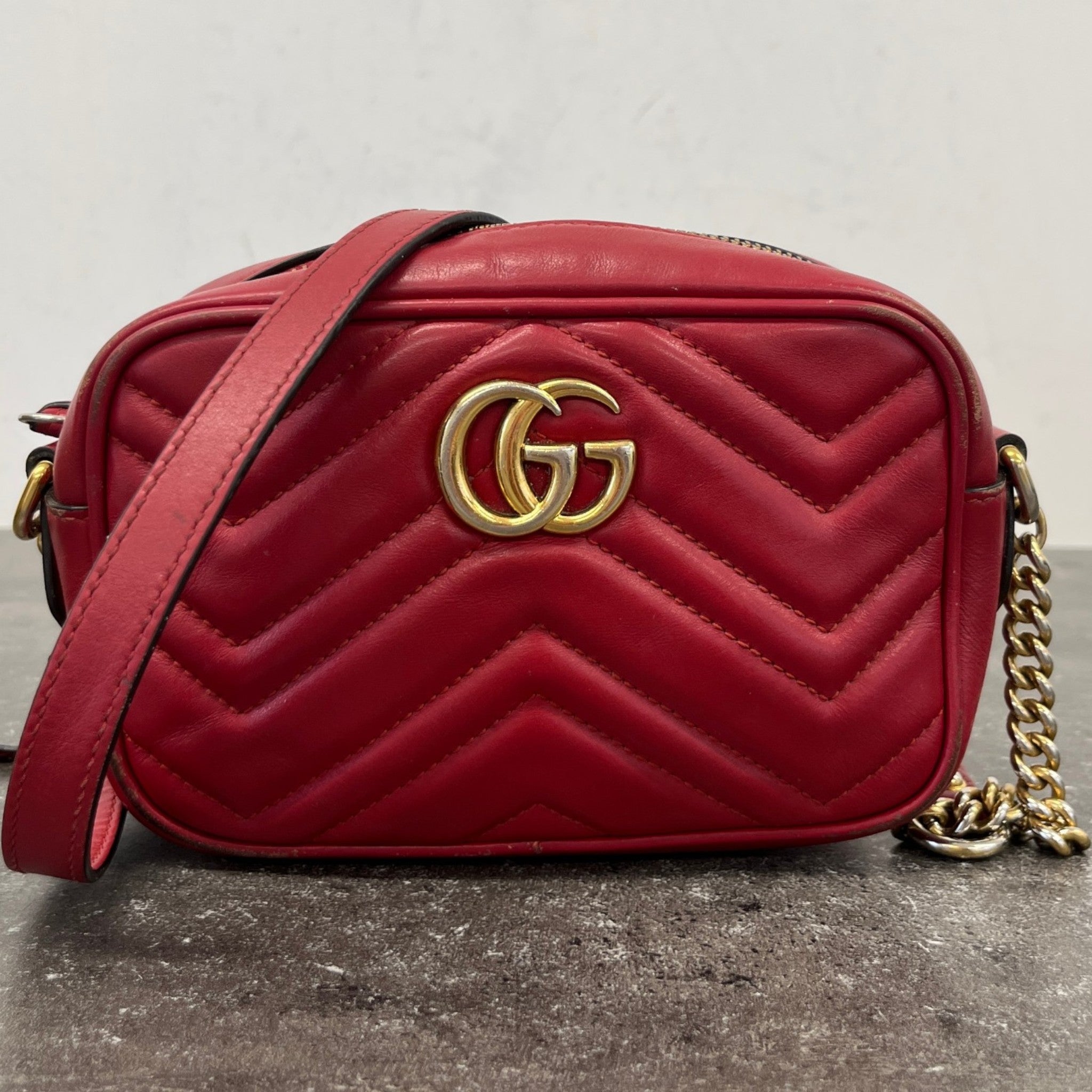 Women's Gg Marmont Bag Red
