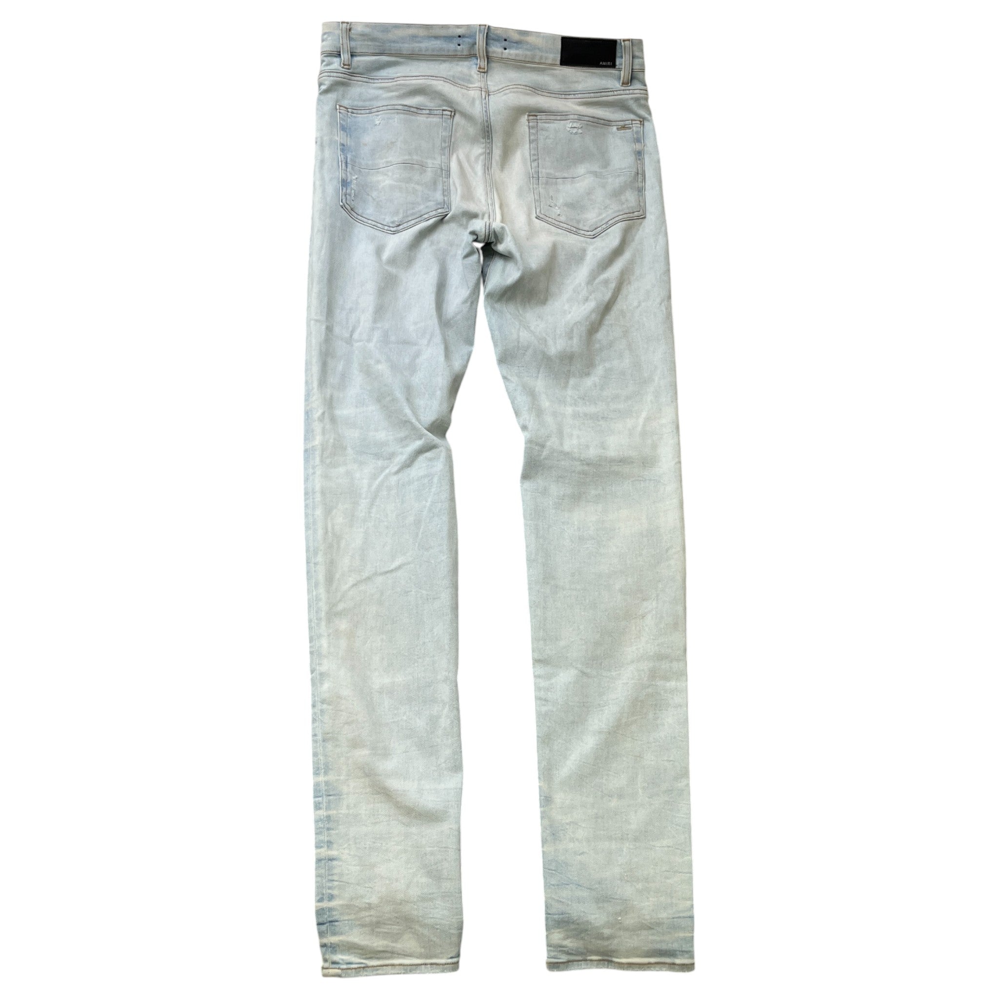 Men's Logo Patch Jeans Blue Size IT 52 / UK 36