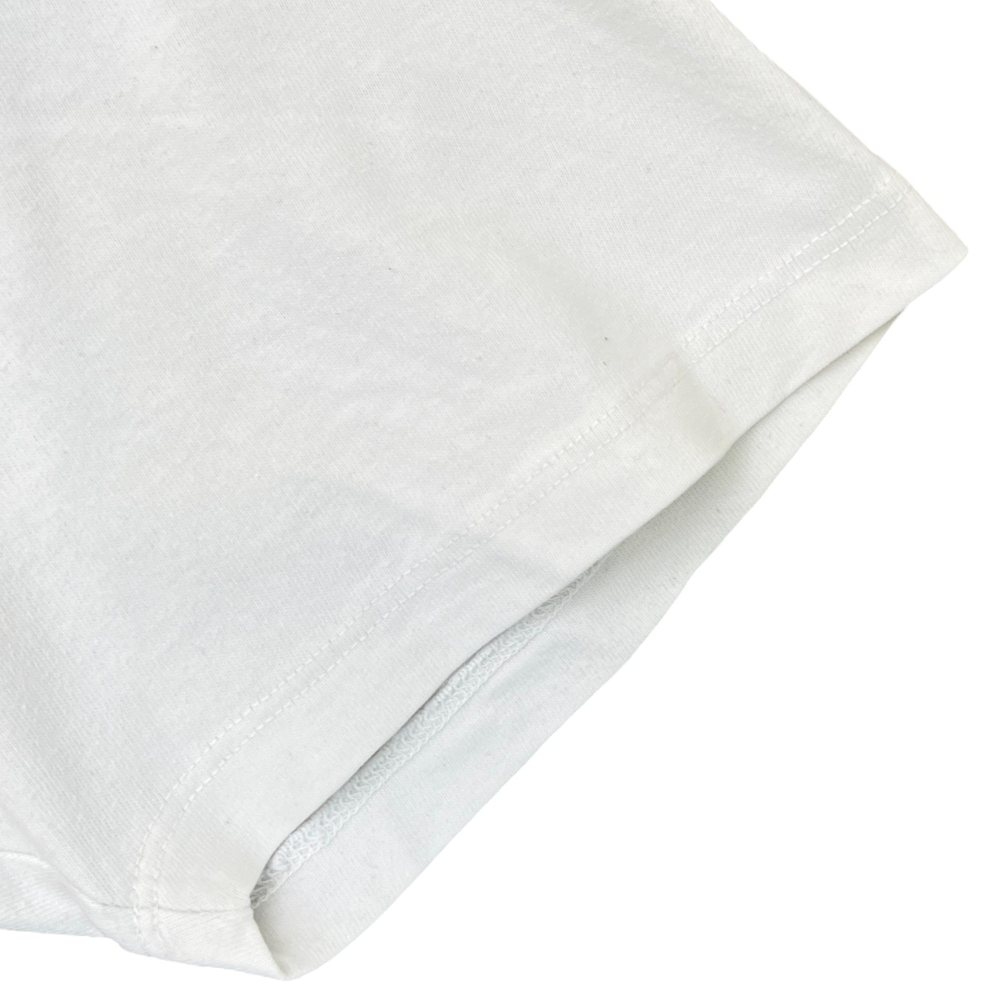 Men's Logo Print T-Shirt White Size L