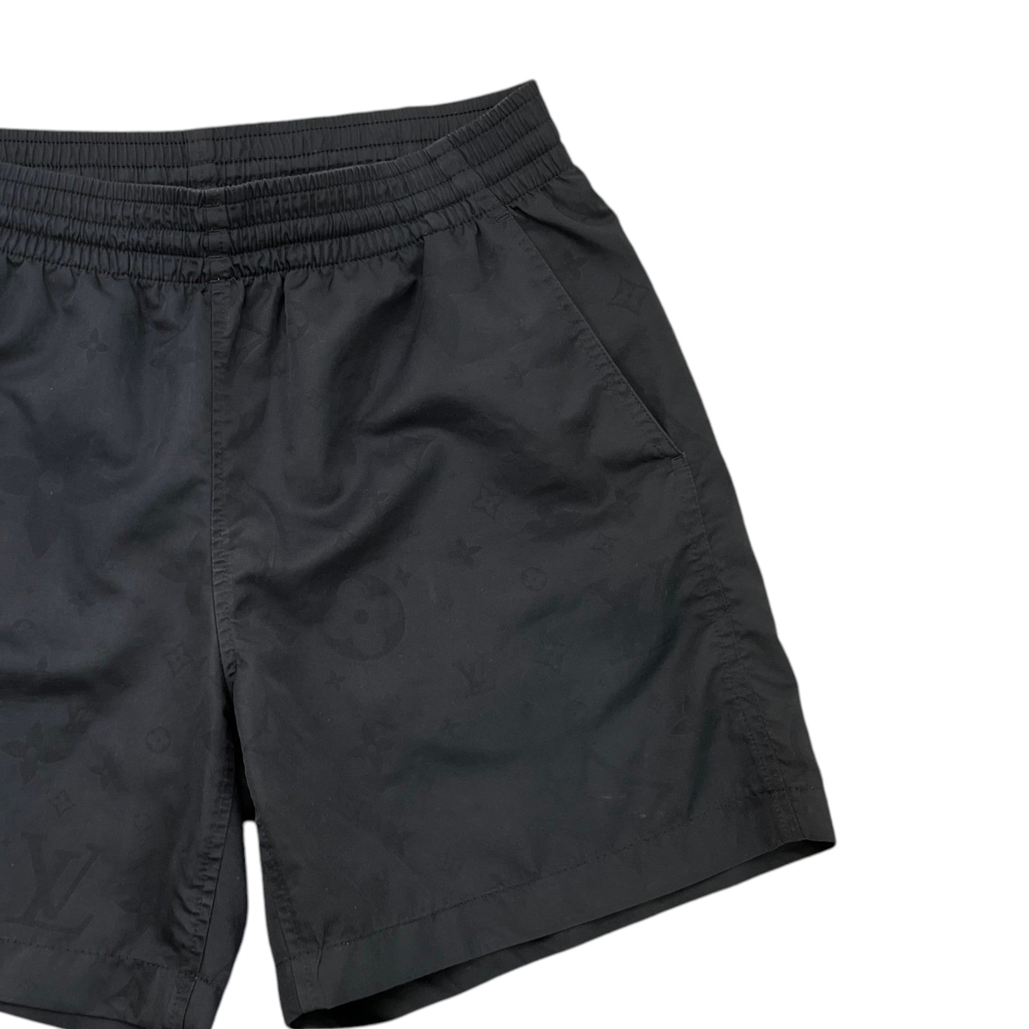Men's Monogram Swim Shorts Black Size S