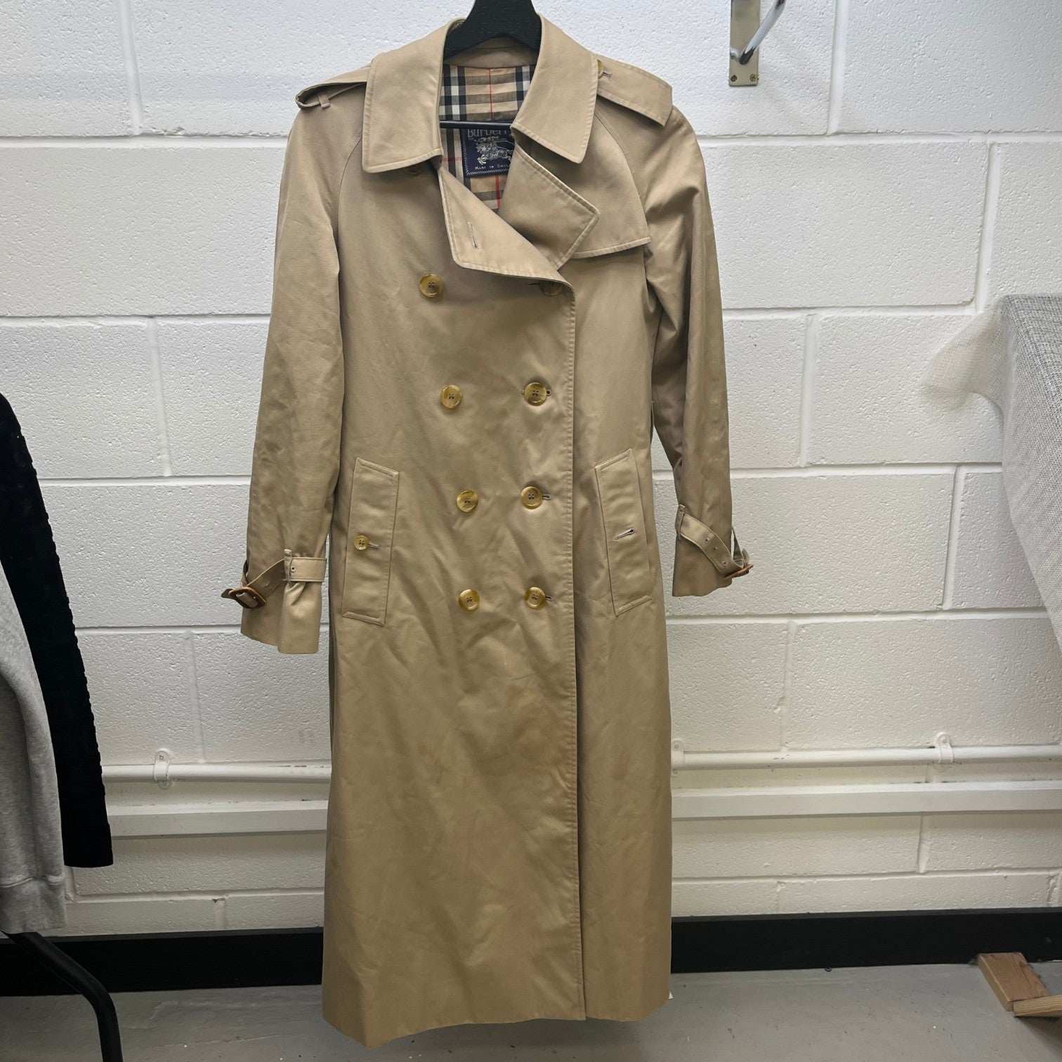 Women's Vintage Trench Jacket Beige Size 0 / UK 4