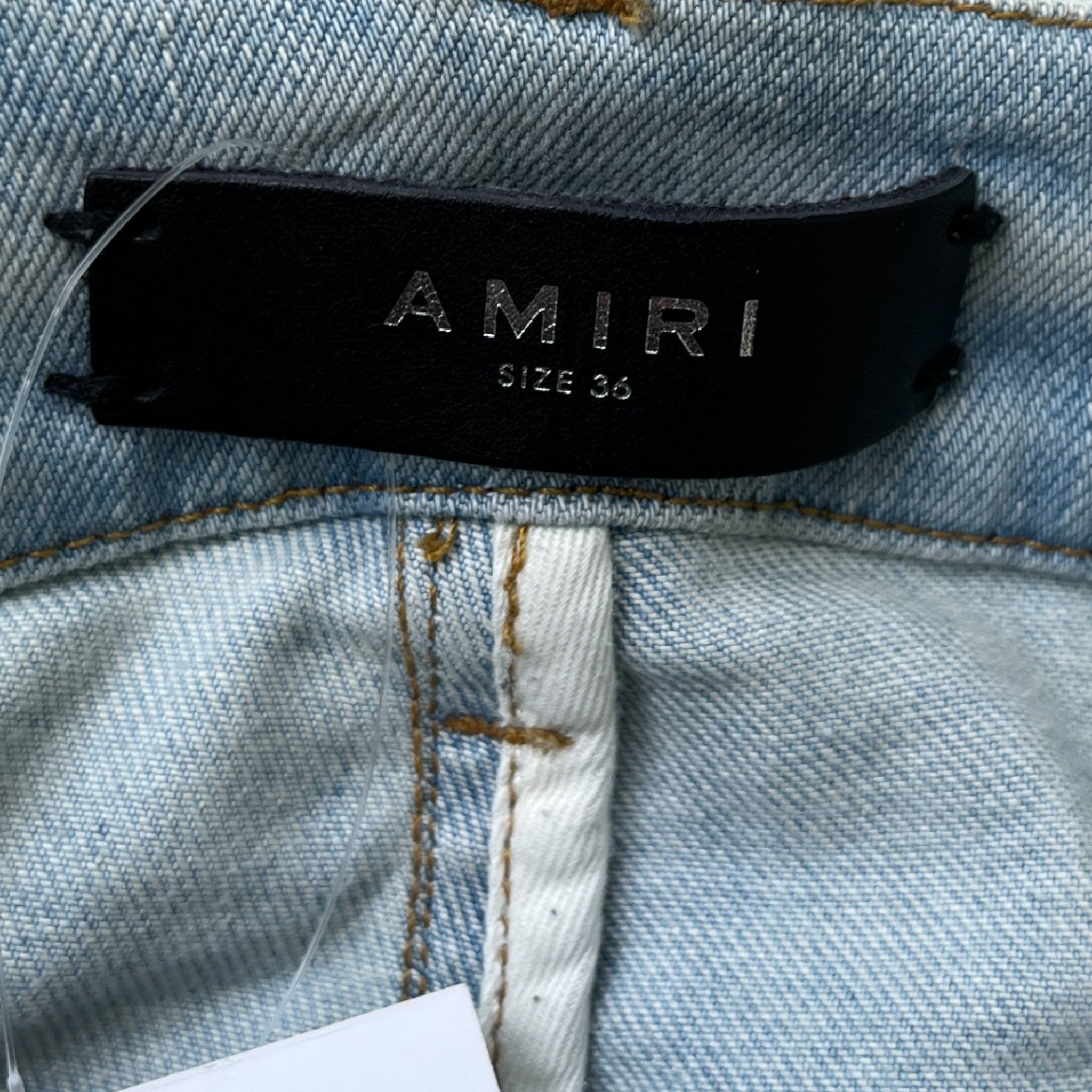 Men's Logo Patch Jeans Blue Size IT 52 / UK 36