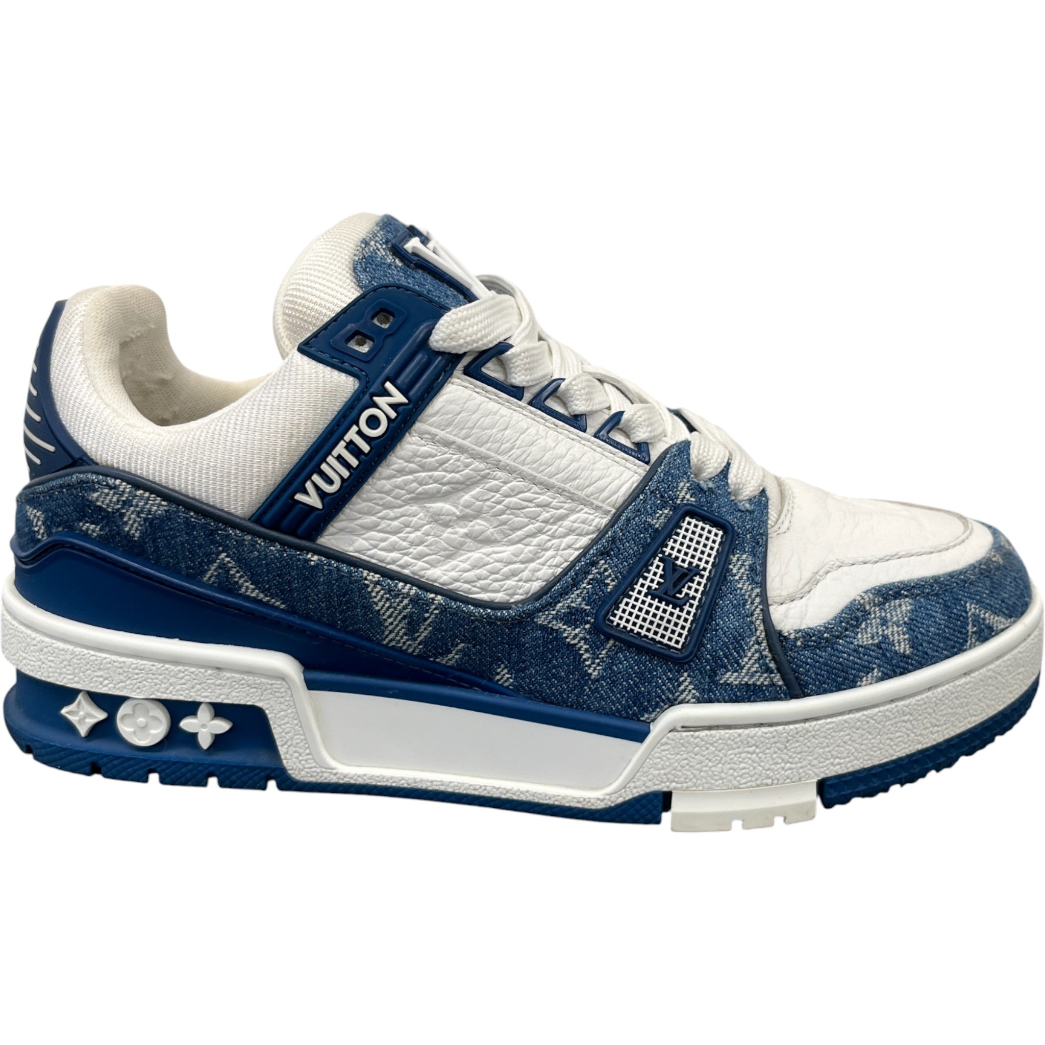 Women's Lv Denim Low Trainers Blue Size EU 35 / UK 2