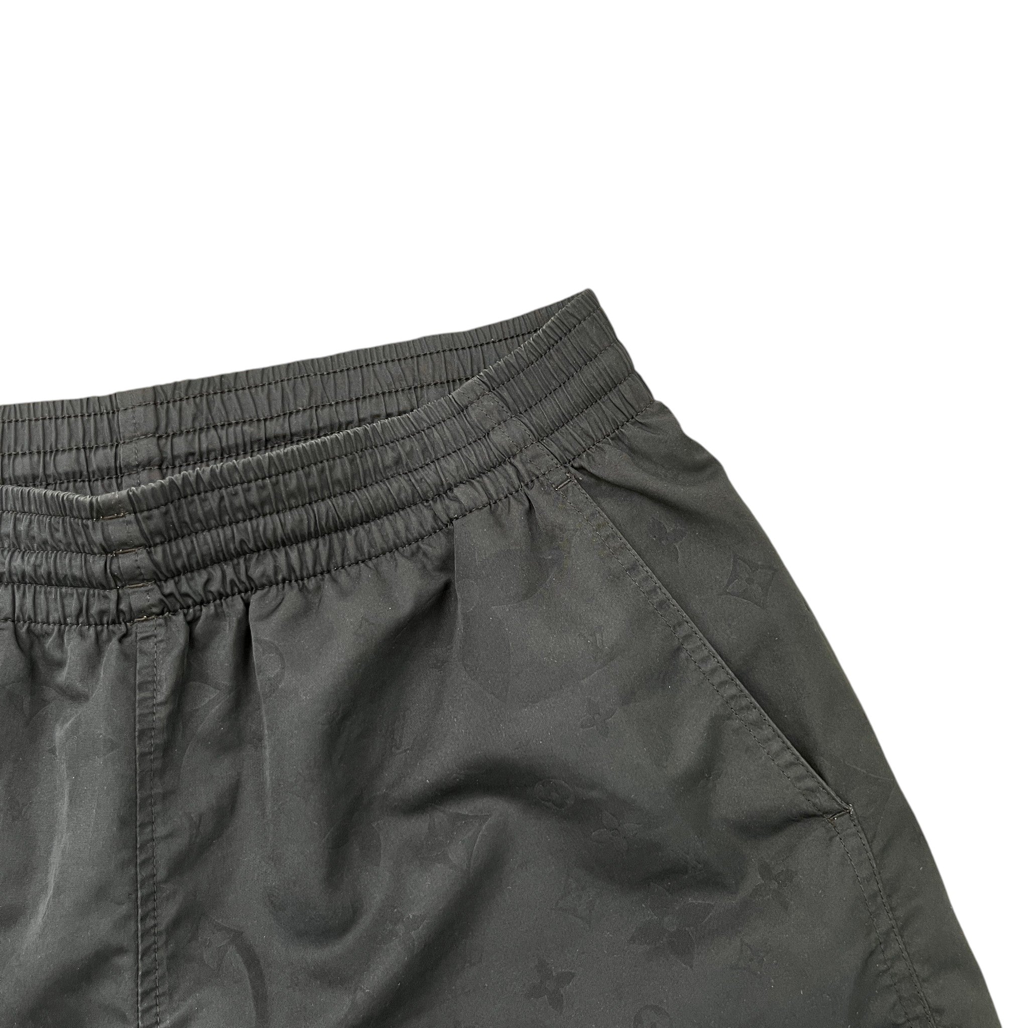 Men's Monogram Swim Shorts Black Size S