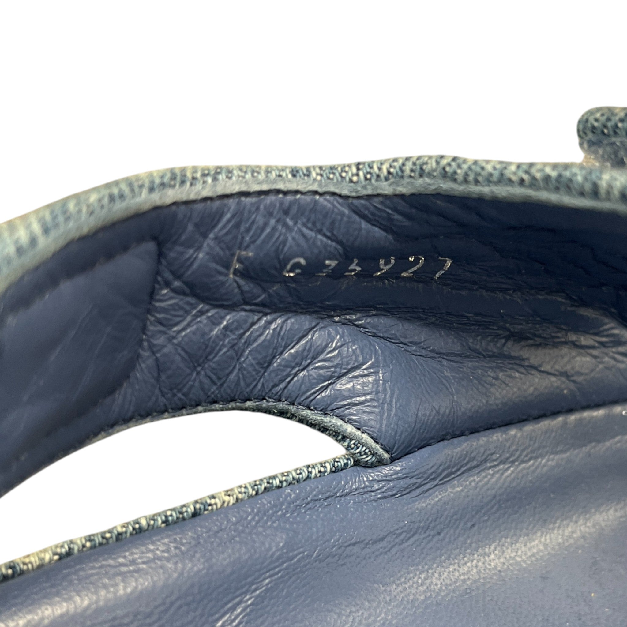 Women's Cc Monogram Dad Sandals Blue Size EU 38 / UK 5