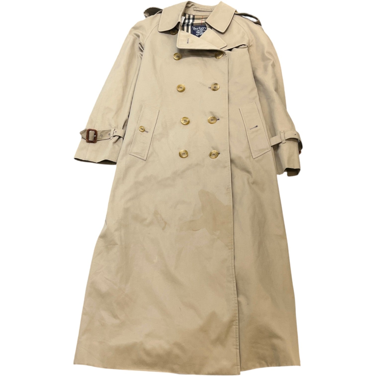 Women's Vintage Trench Jacket Beige Size 0 / UK 4