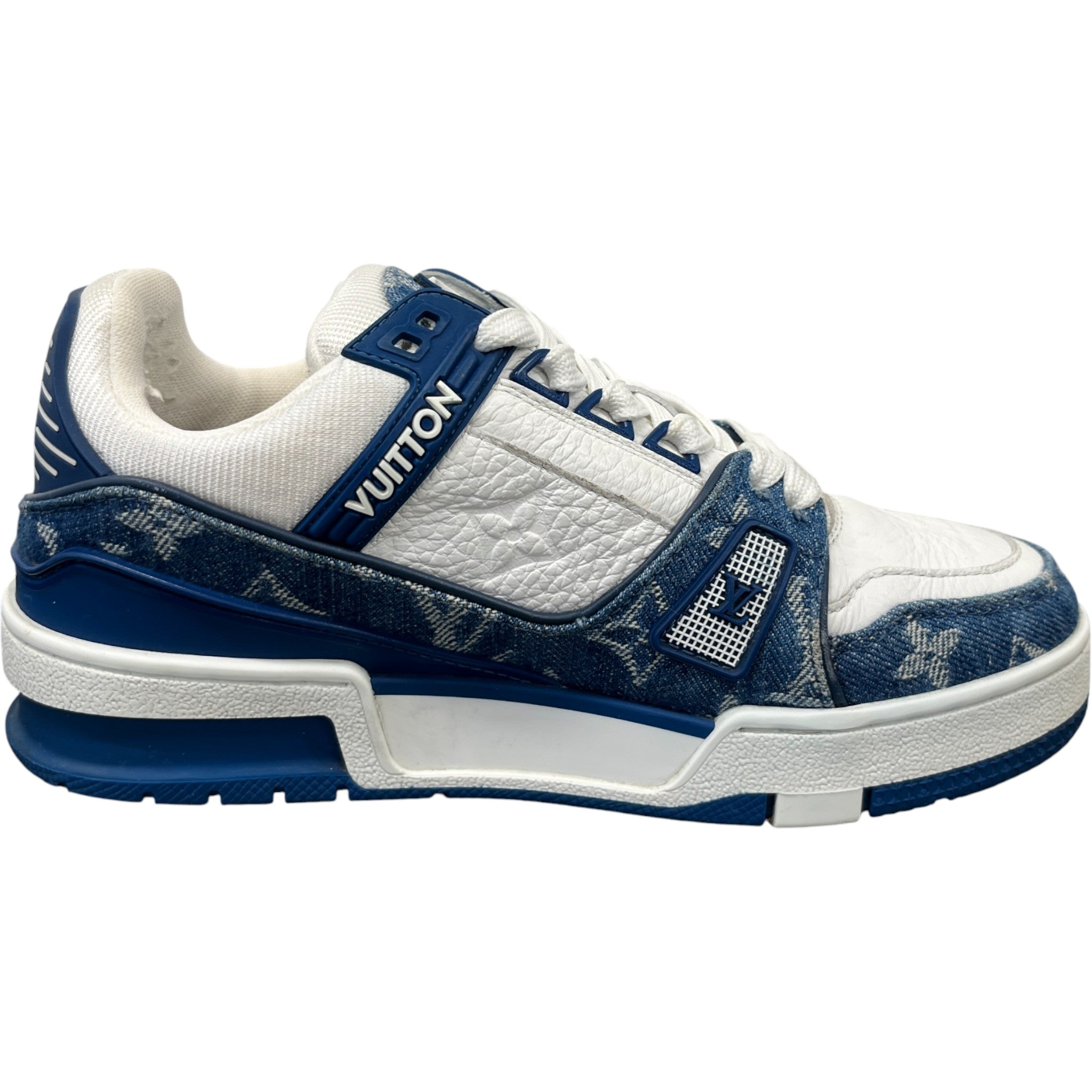 Women's Lv Denim Low Trainers Blue Size EU 35 / UK 2