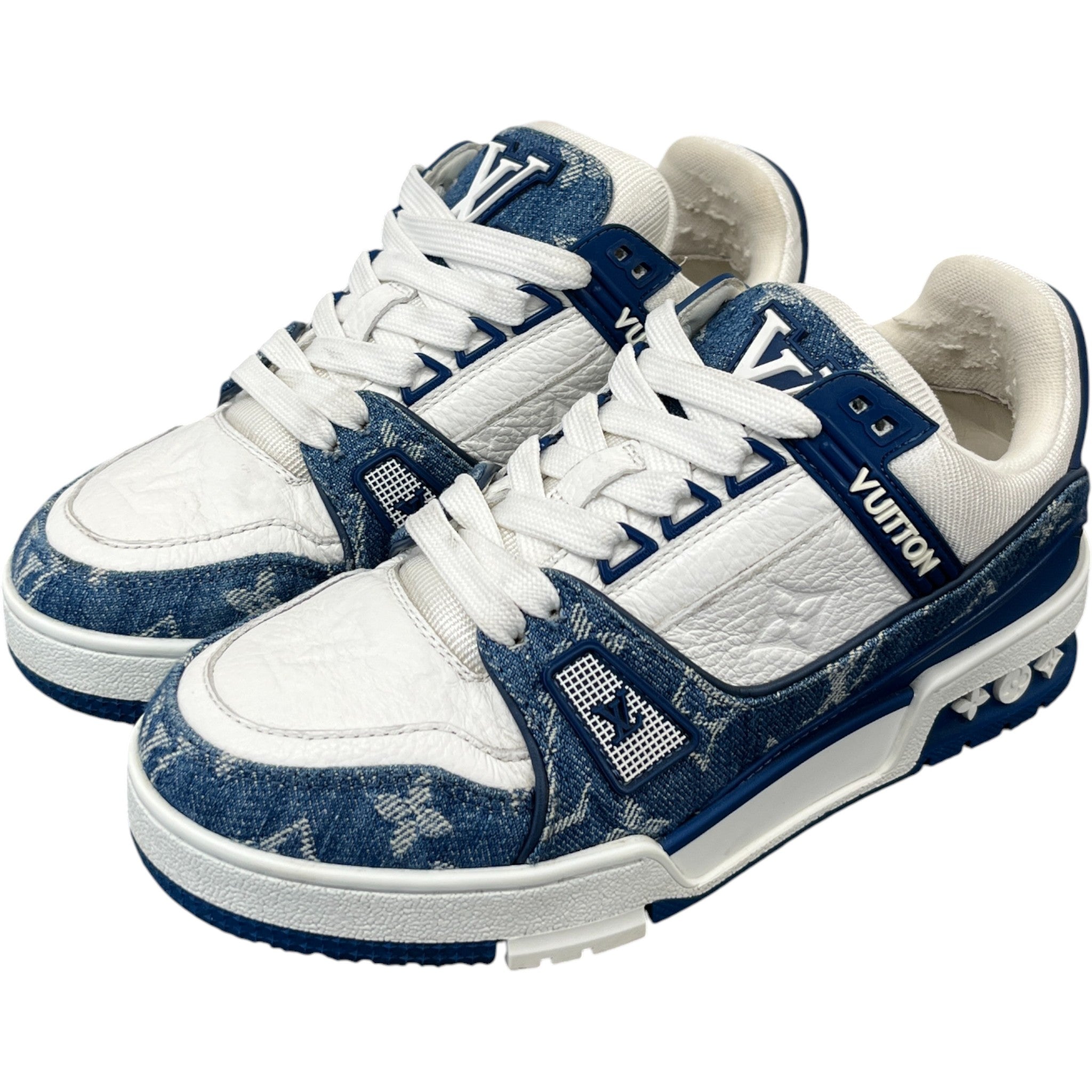 Women's Lv Denim Low Trainers Blue Size EU 35 / UK 2