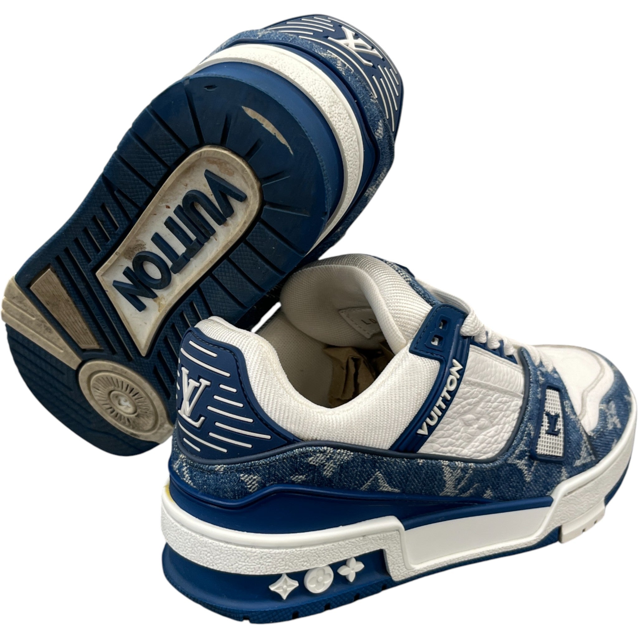 Women's Lv Denim Low Trainers Blue Size EU 35 / UK 2