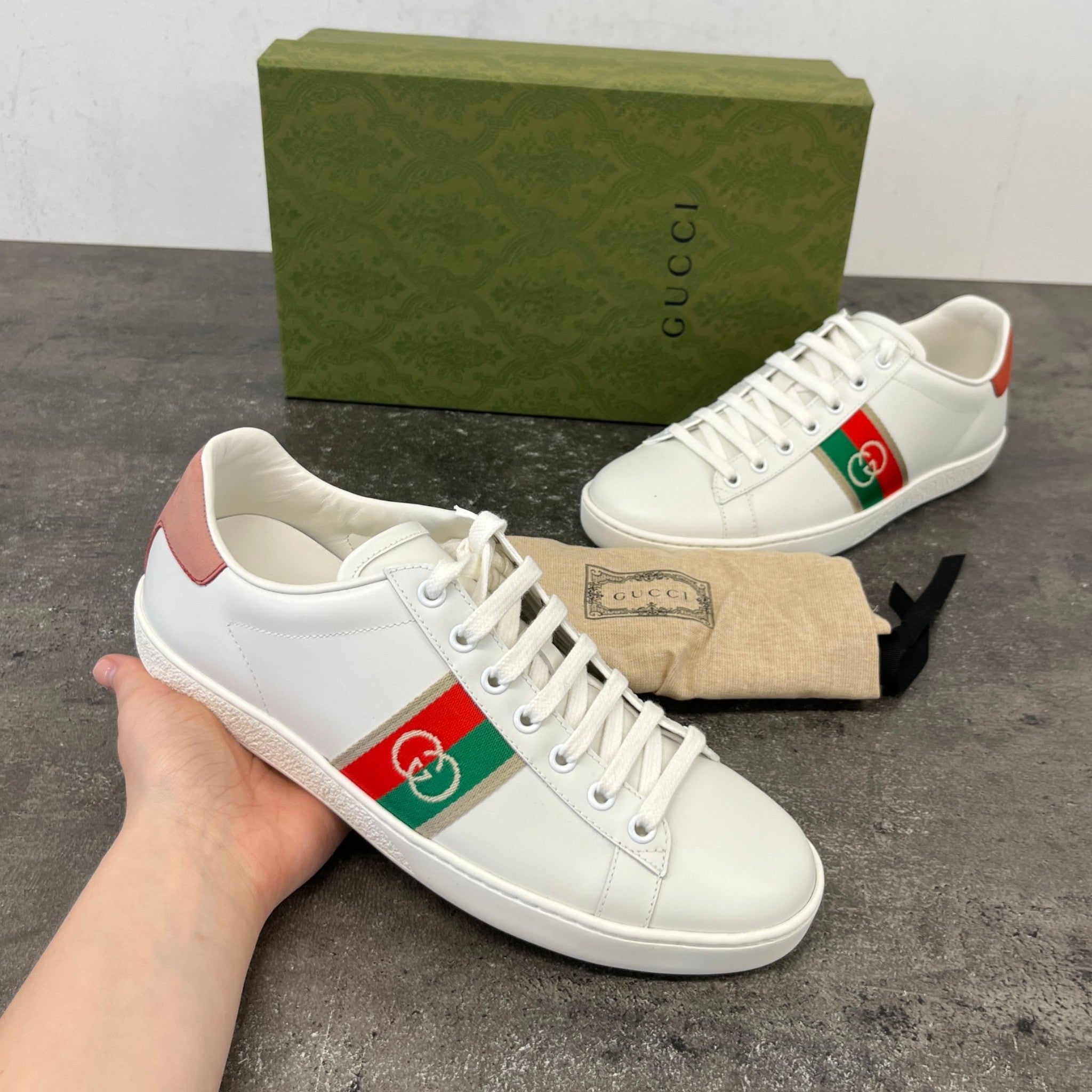 Women's Ace Low Trainers White Size EU 39 / UK 6