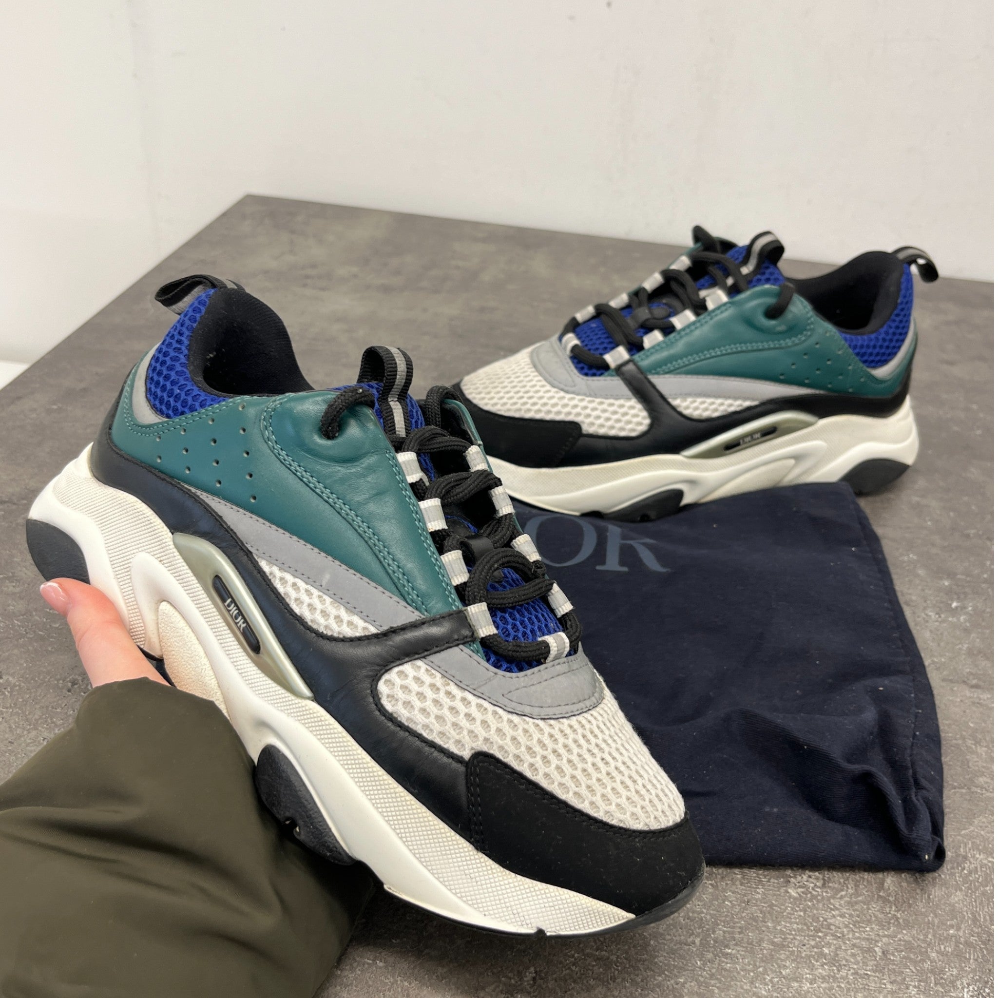 Men's B22 Low Trainers Green Size EU 40 / UK 6