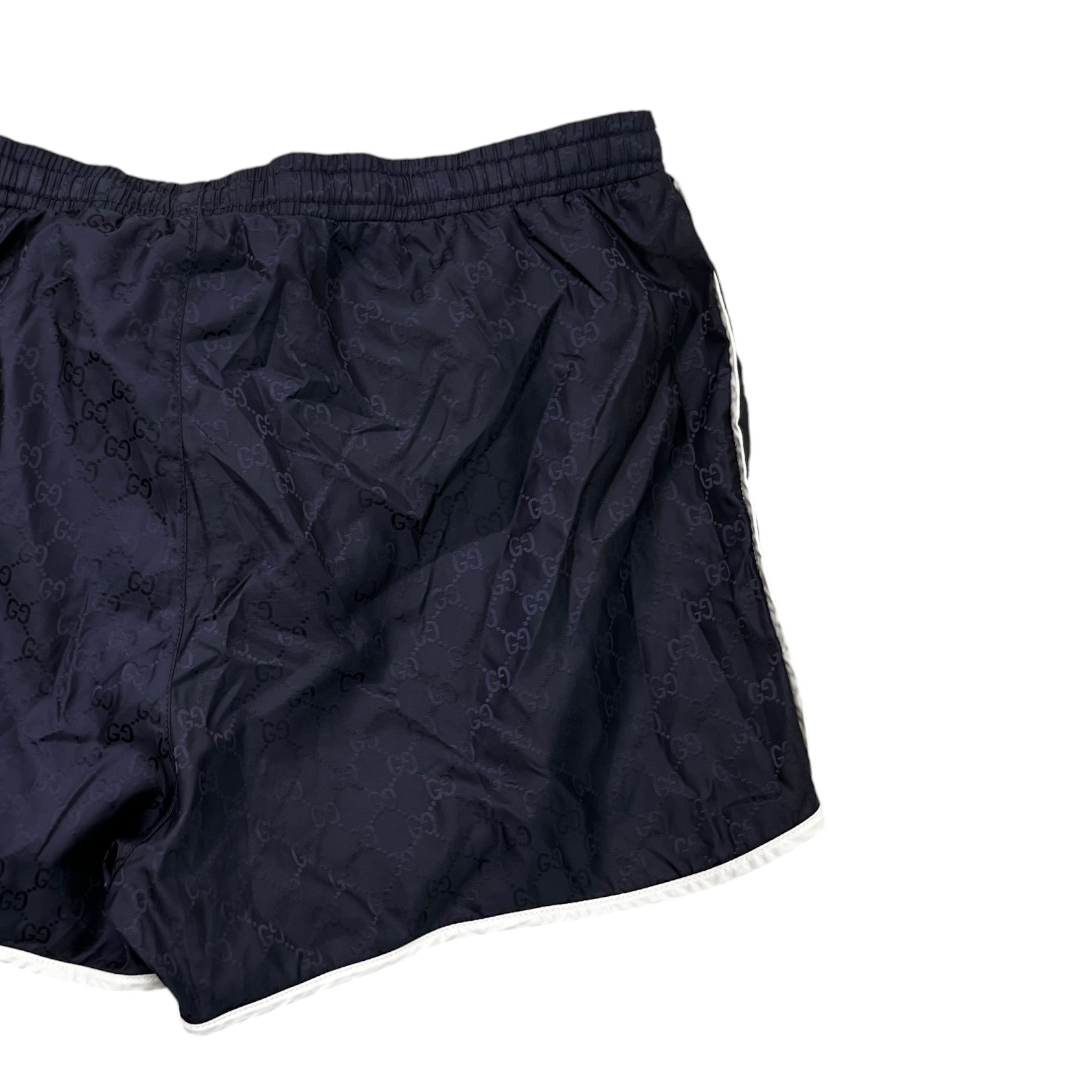 Men's Gg Supreme Bee Swim Shorts Navy Size W32 / IT 48