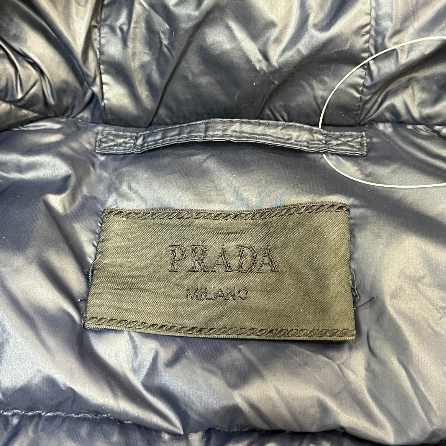 Men's Milano Puffer Down Jacket Navy Size IT 46 / S