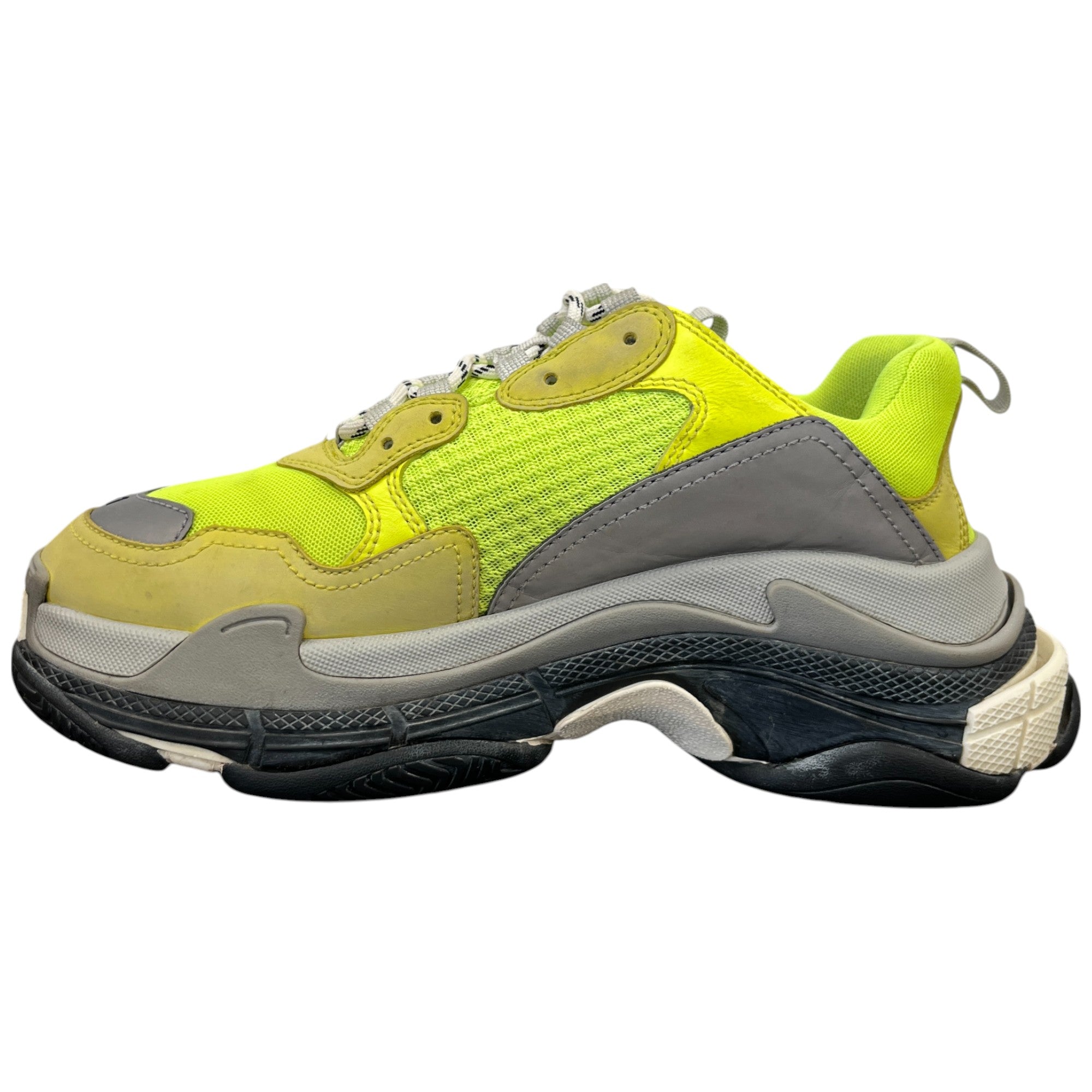 Men's Neon Triple S Low Trainers Green Size EU 41 / UK 7