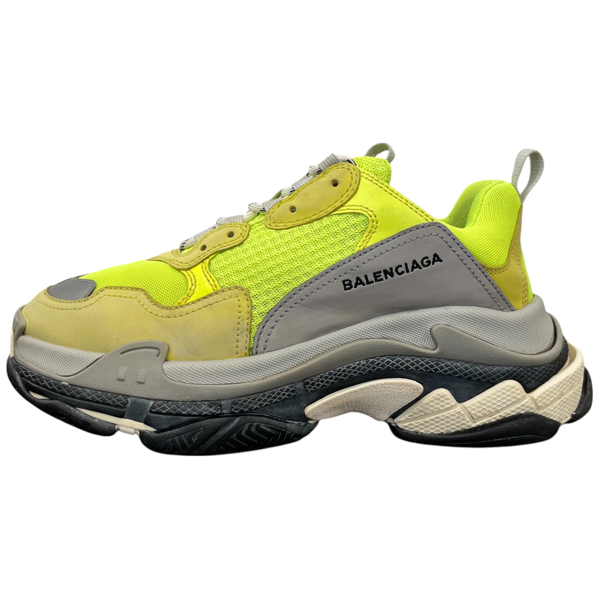 Men's Neon Triple S Low Trainers Green Size EU 41 / UK 7