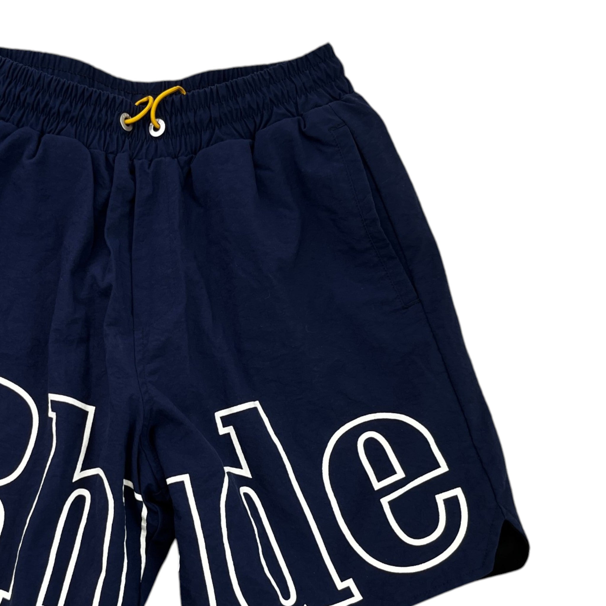 Men's Logo Print Shorts Navy Size M