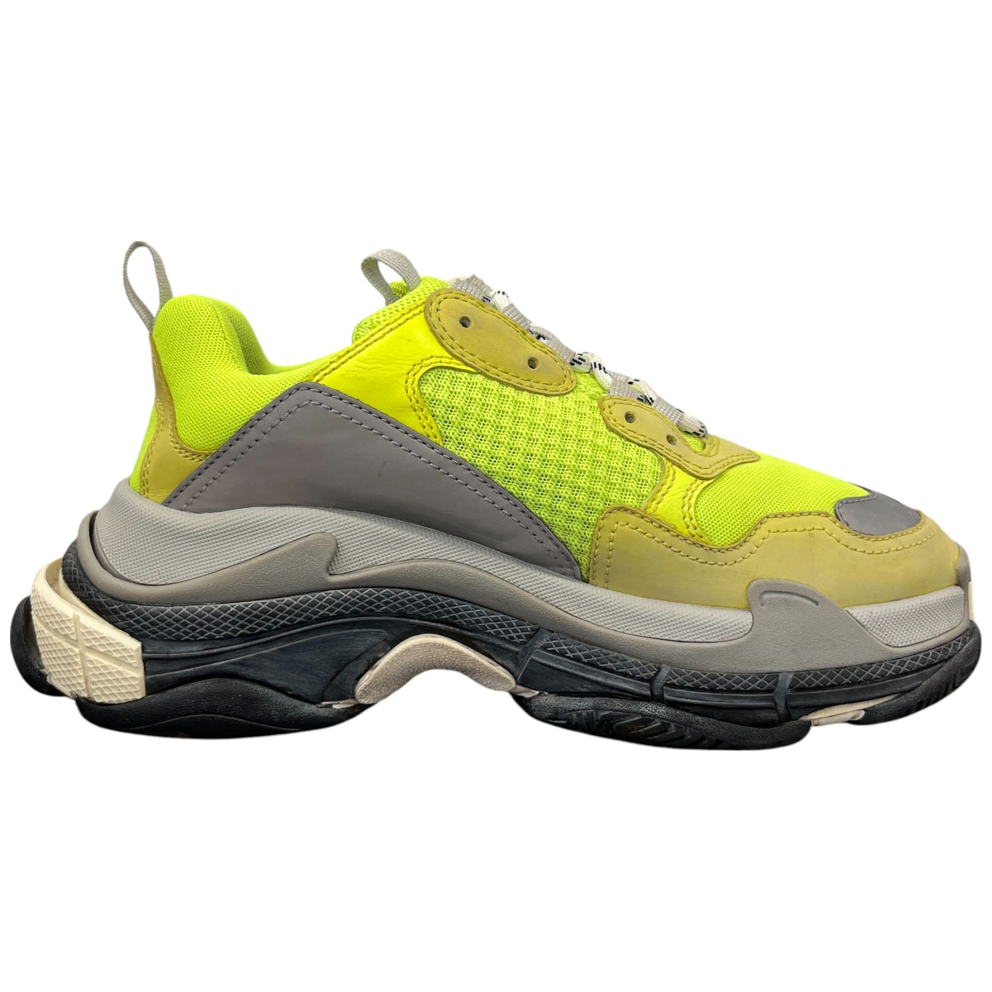 Men's Neon Triple S Low Trainers Green Size EU 41 / UK 7