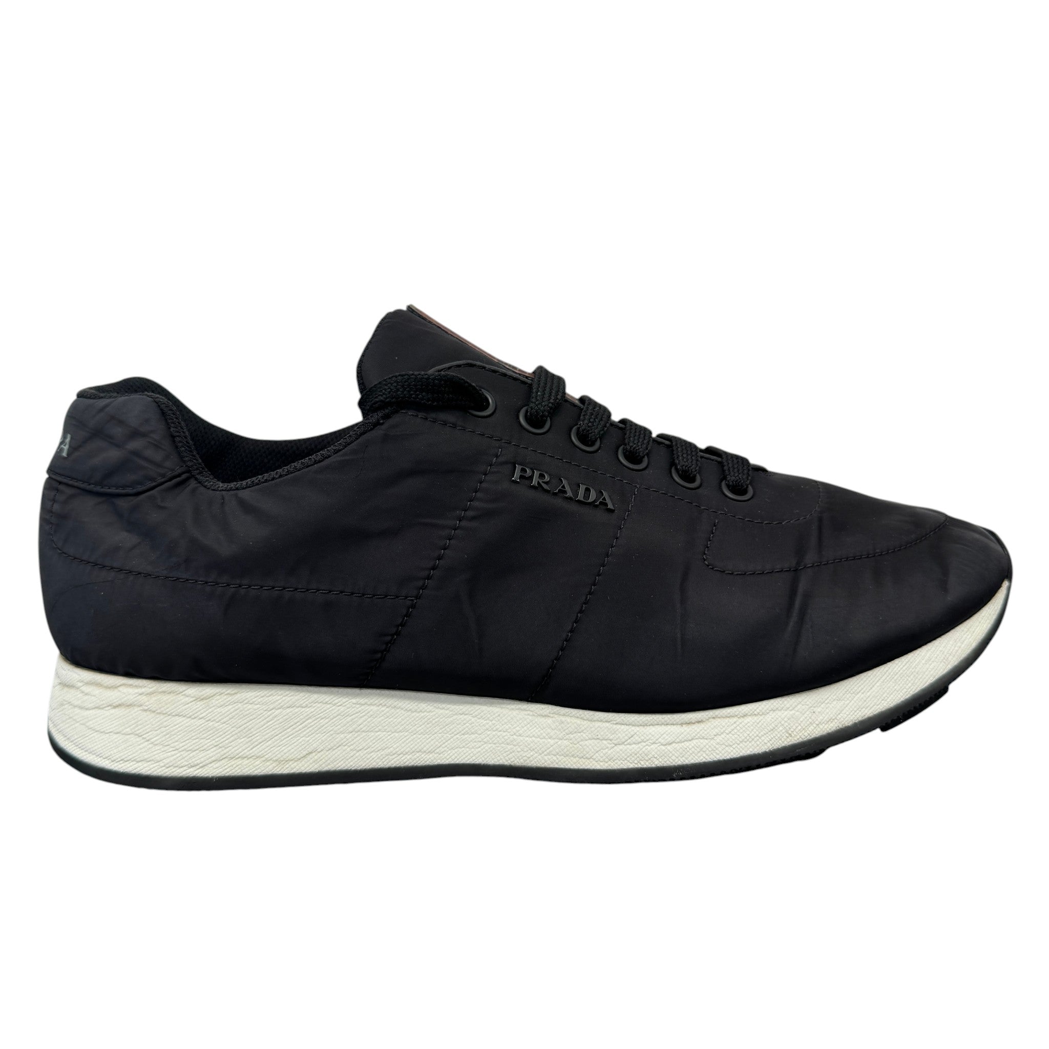 Men's Lina Rossa Runner Low Trainers Black Size EU 42 / UK 8