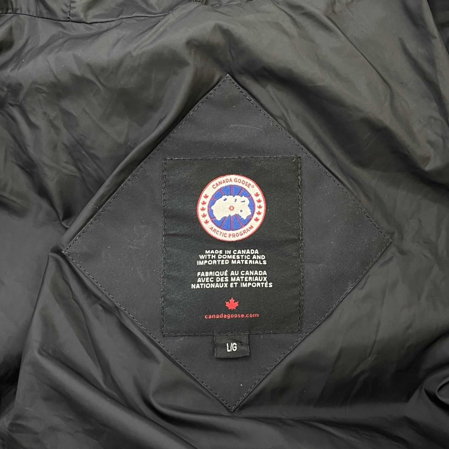 Men's Carson Parka Down Jacket Navy Size L