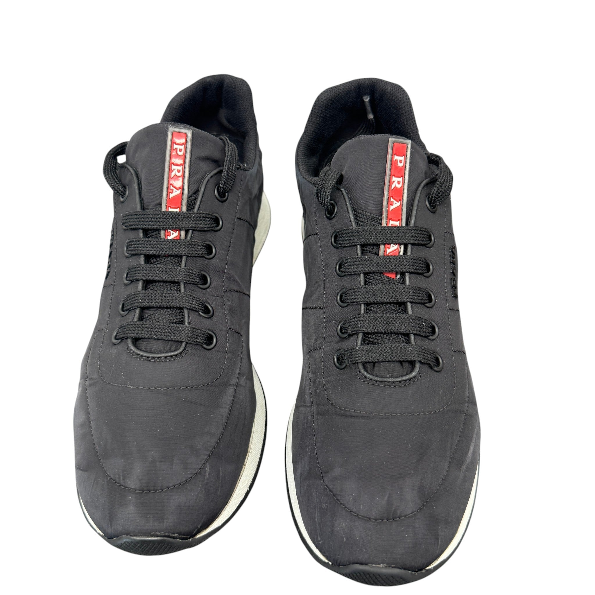 Men's Lina Rossa Runner Low Trainers Black Size EU 42 / UK 8