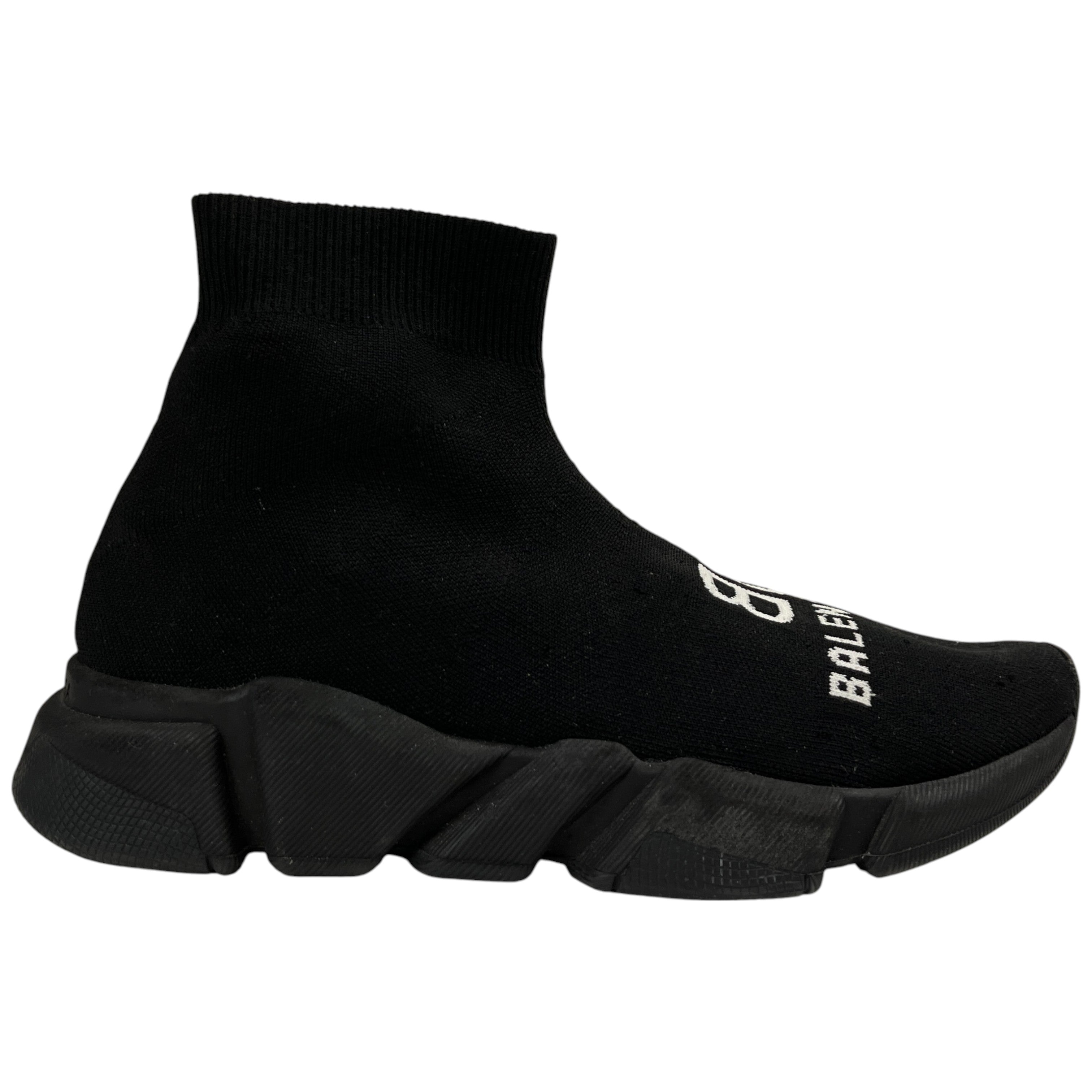 Women's Speed Sock High Trainers Black Size EU 38 / UK 5