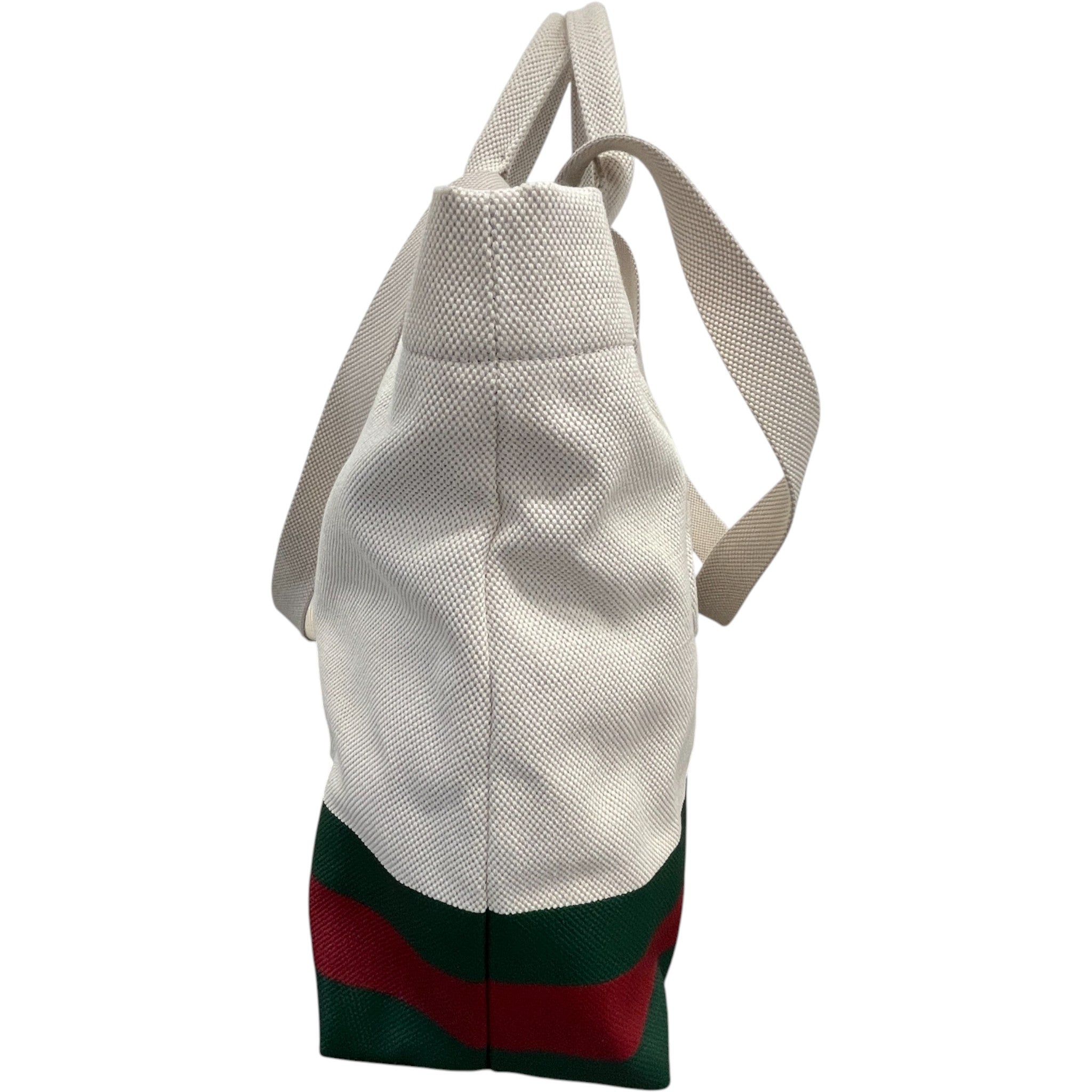 Men's Embossed Logo Tote Bag Beige