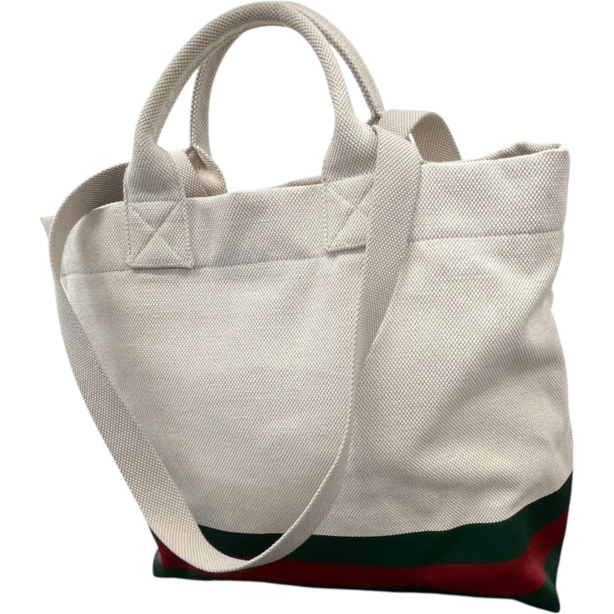 Men's Embossed Logo Tote Bag Beige