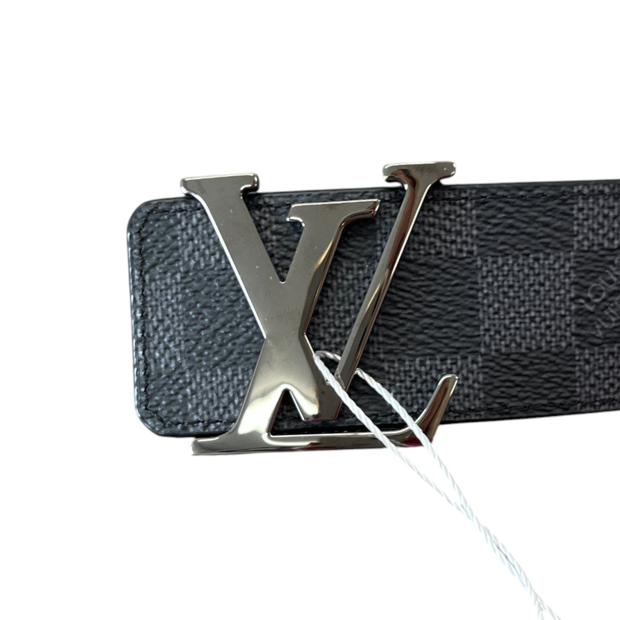 Men's Lv Reversible Belt Black Size Waist 42"