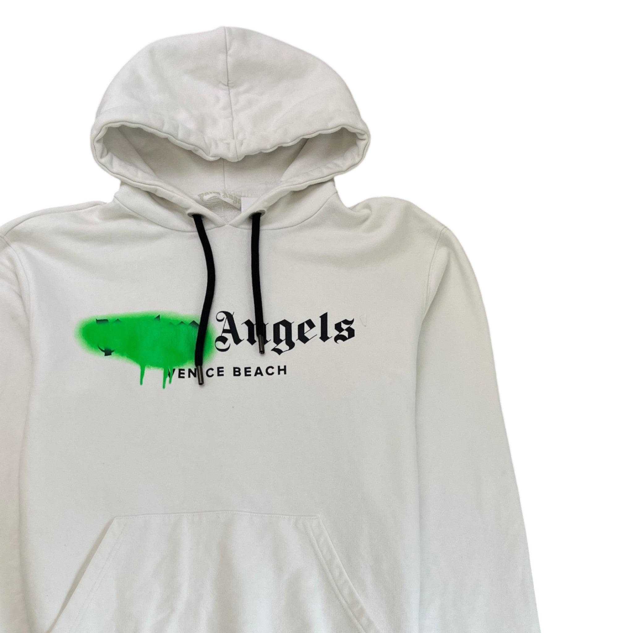 Men's Venice Beach Sprayed Hoodie White Size XS