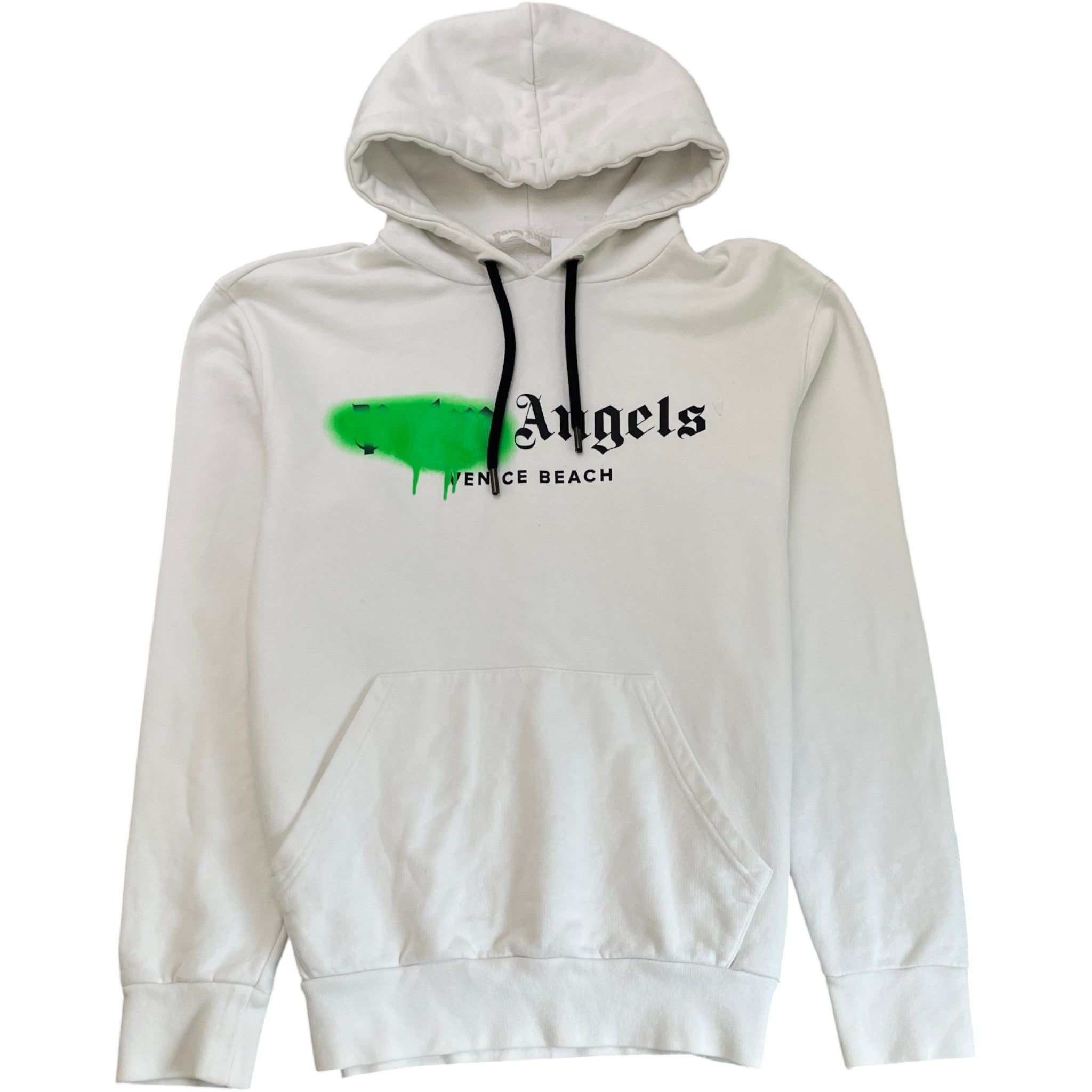 Men's Venice Beach Sprayed Hoodie White Size XS