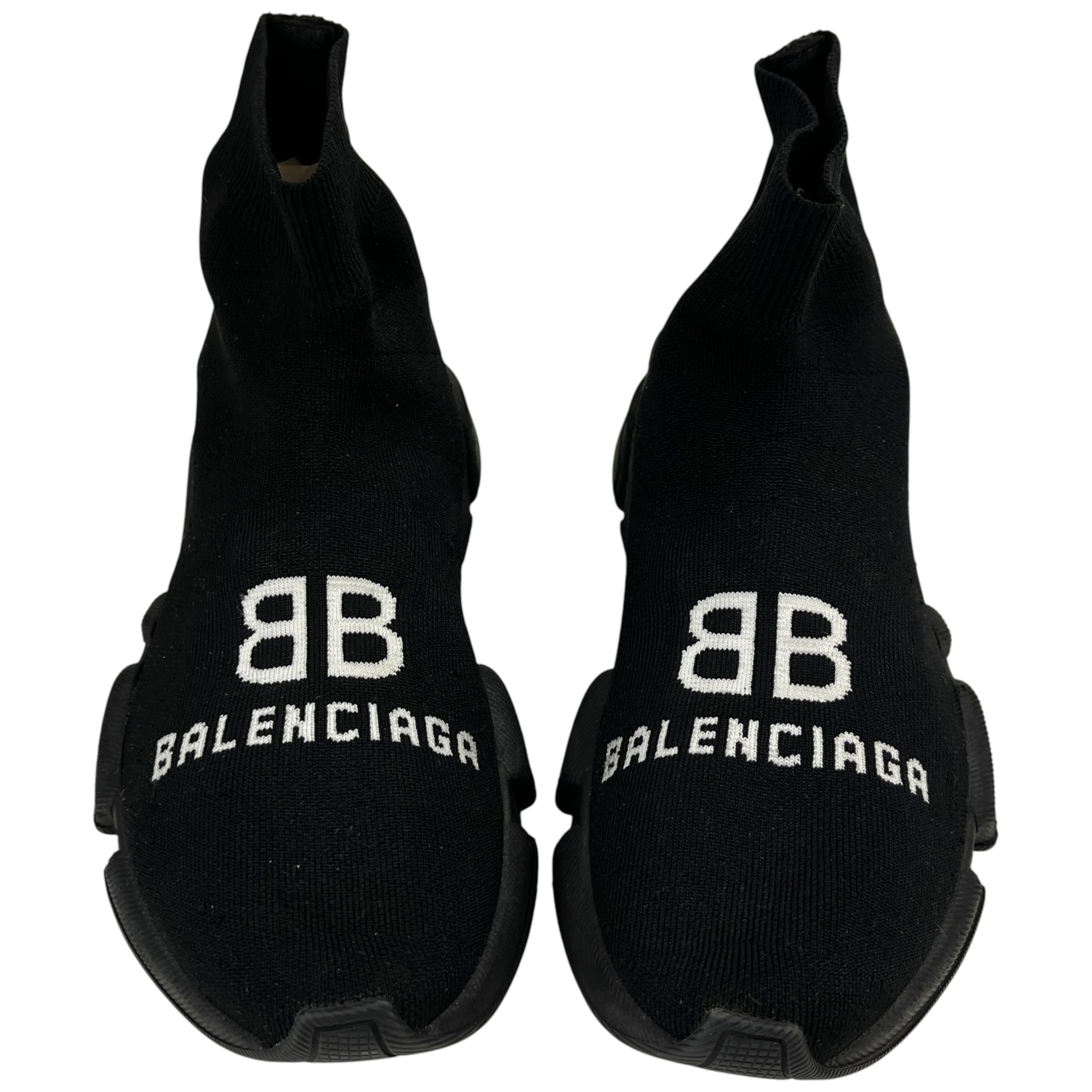 Women's Speed Sock High Trainers Black Size EU 38 / UK 5