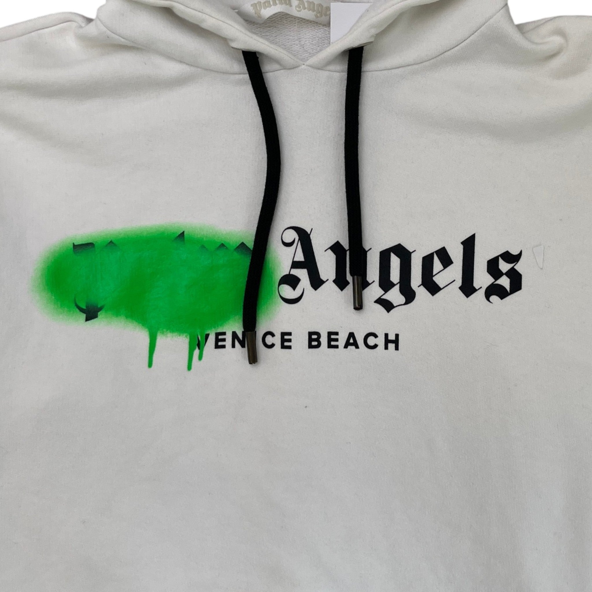 Men's Venice Beach Sprayed Hoodie White Size XS