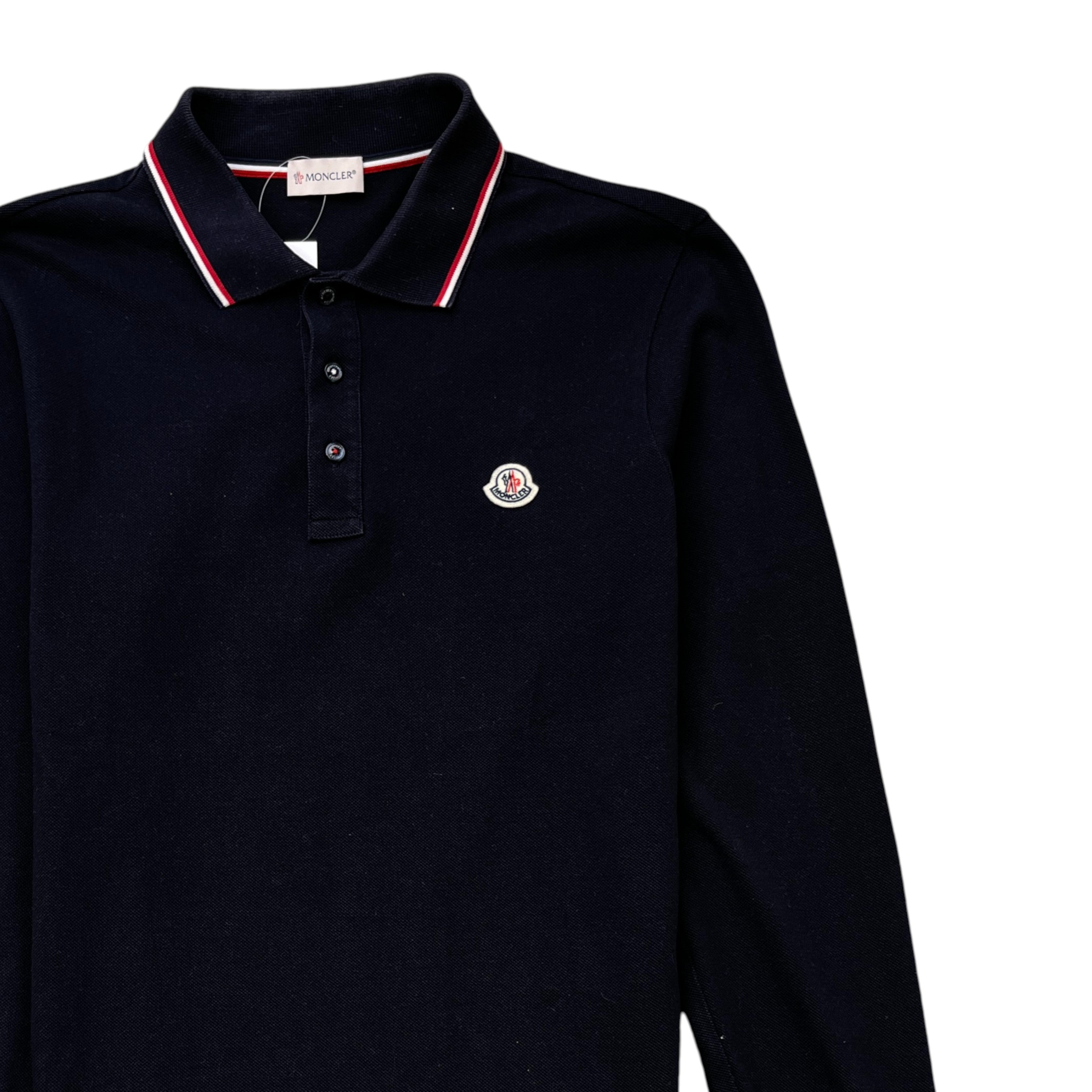 Men's Maglia Polo Shirt Navy Size M