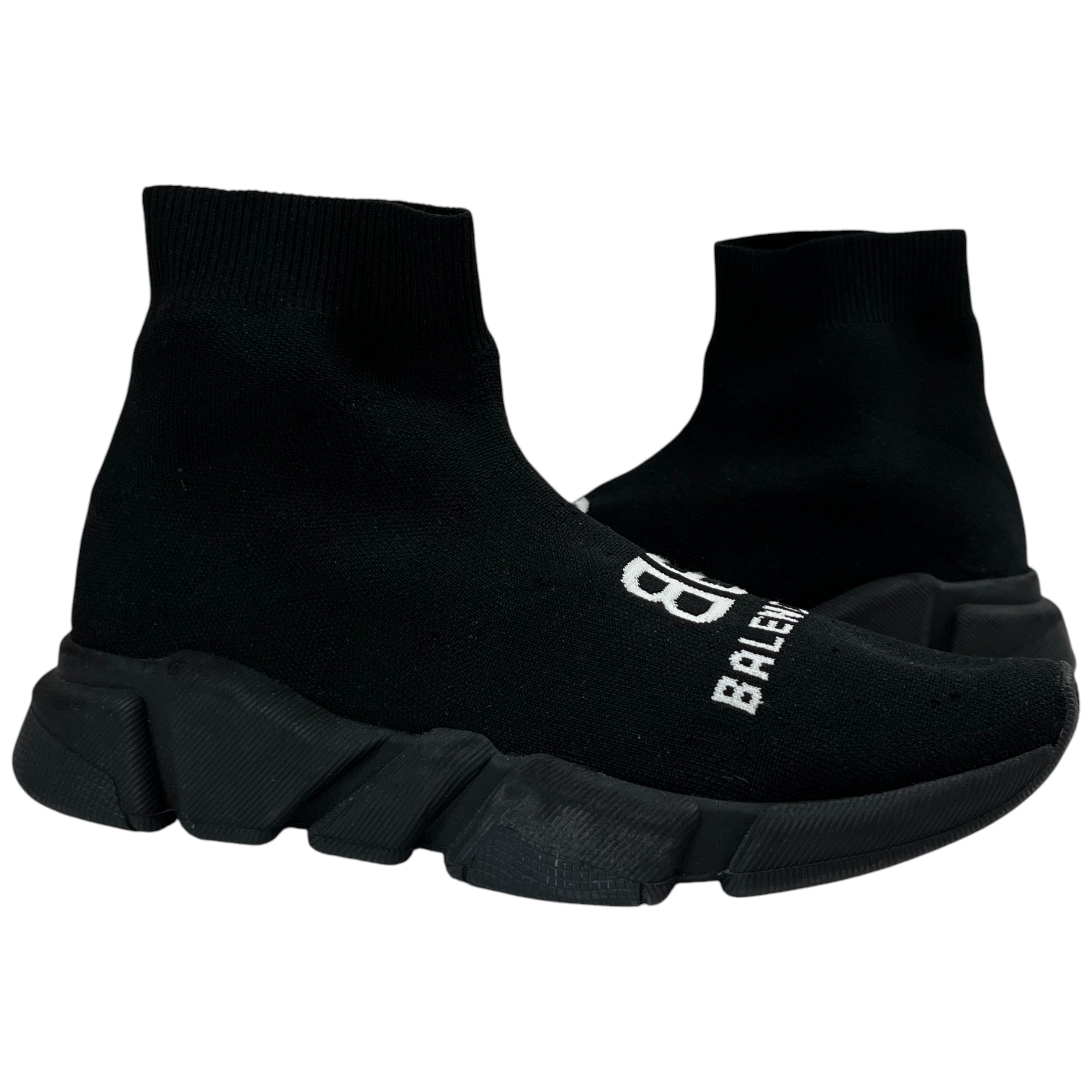 Women's Speed Sock High Trainers Black Size EU 38 / UK 5