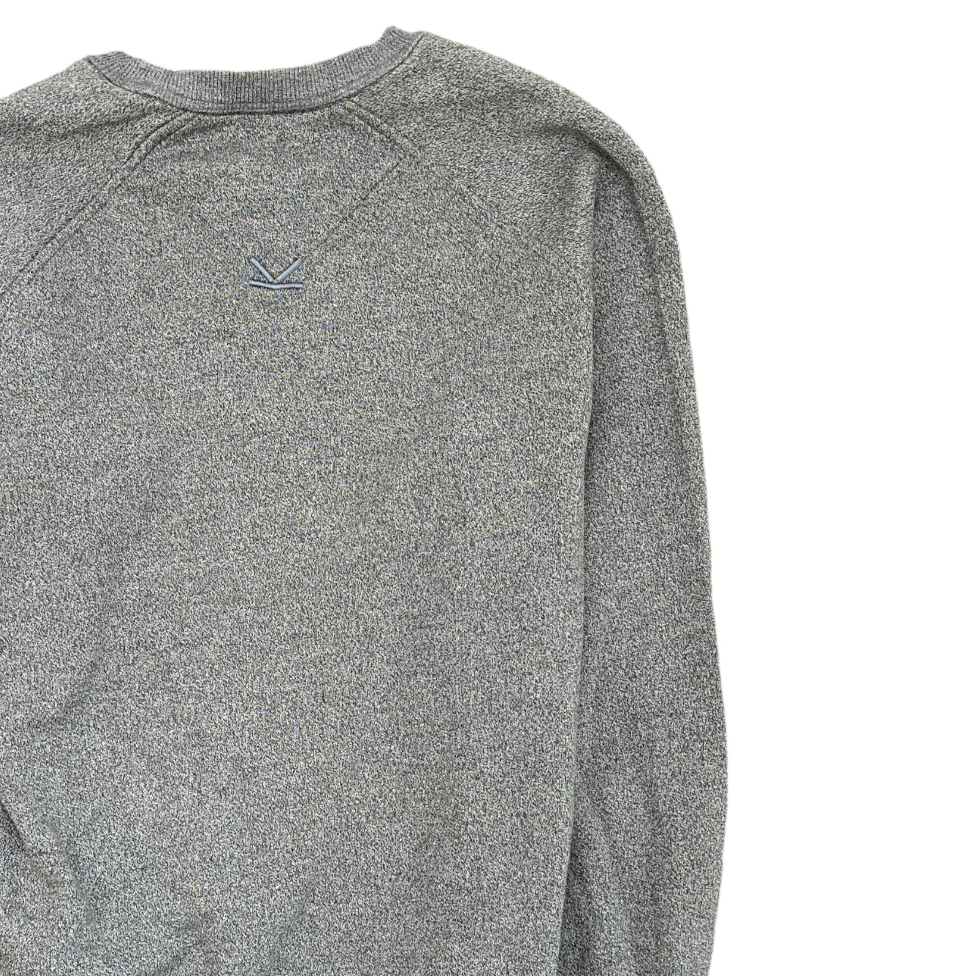 Men's Logo Print Sweatshirt Grey Size XS
