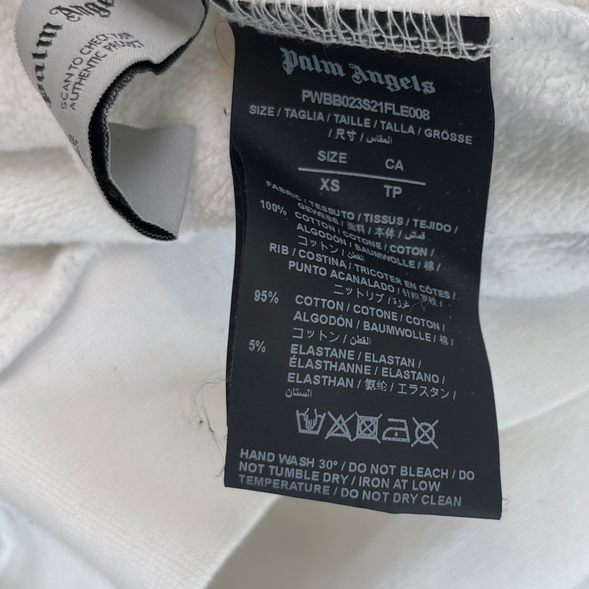 Men's Venice Beach Sprayed Hoodie White Size XS