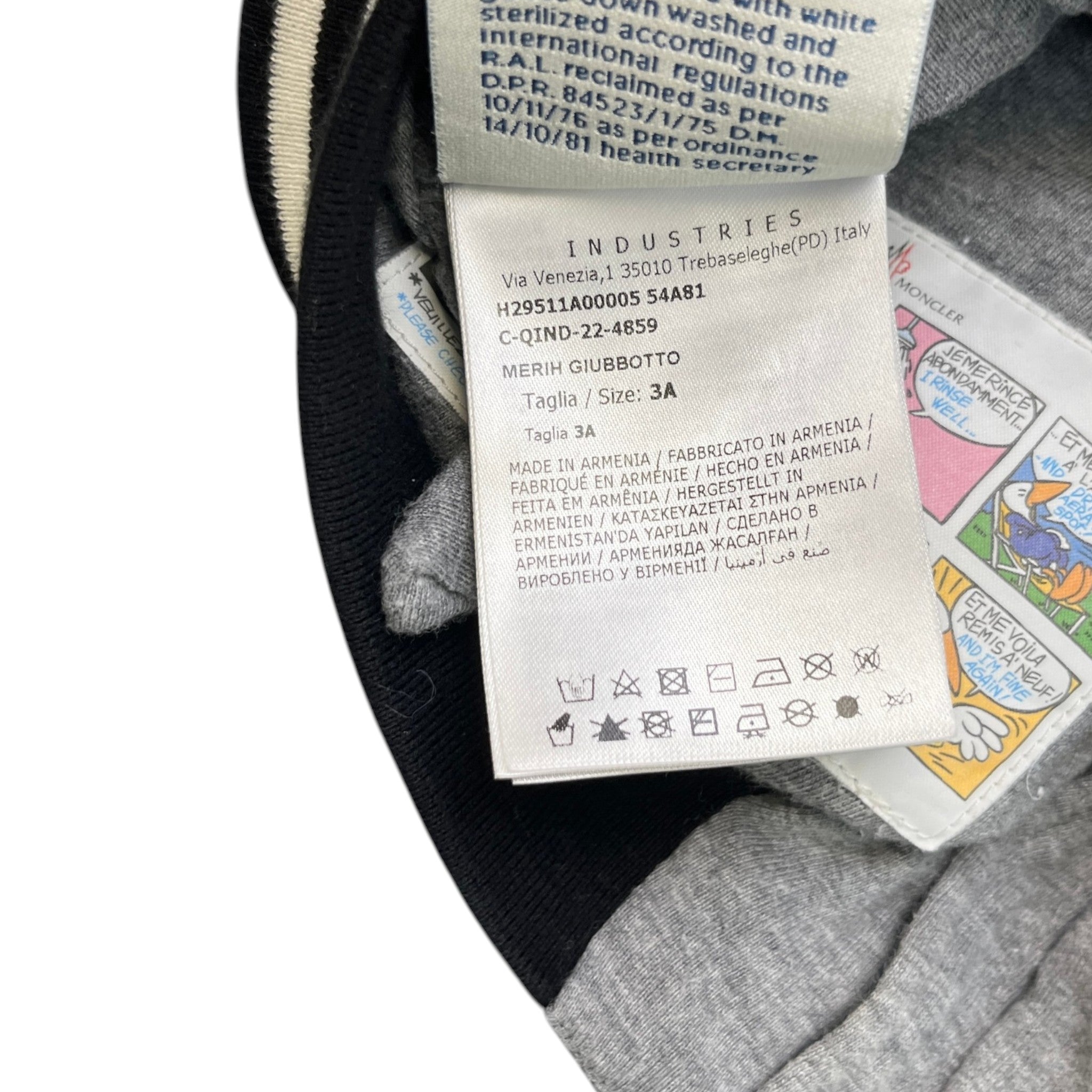 Men's Merih Boys 3 Years Down Jacket Black Size XXS