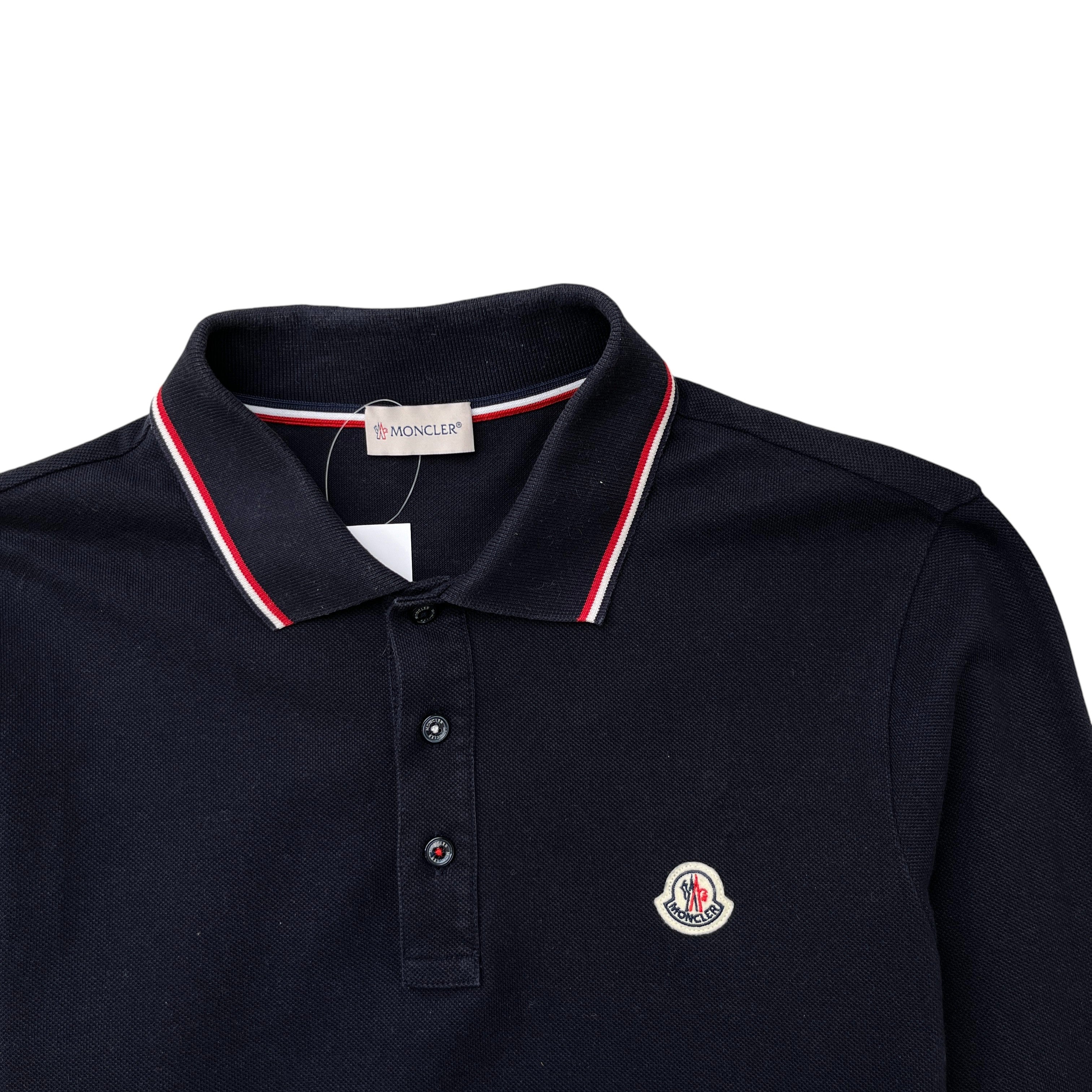 Men's Maglia Polo Shirt Navy Size M