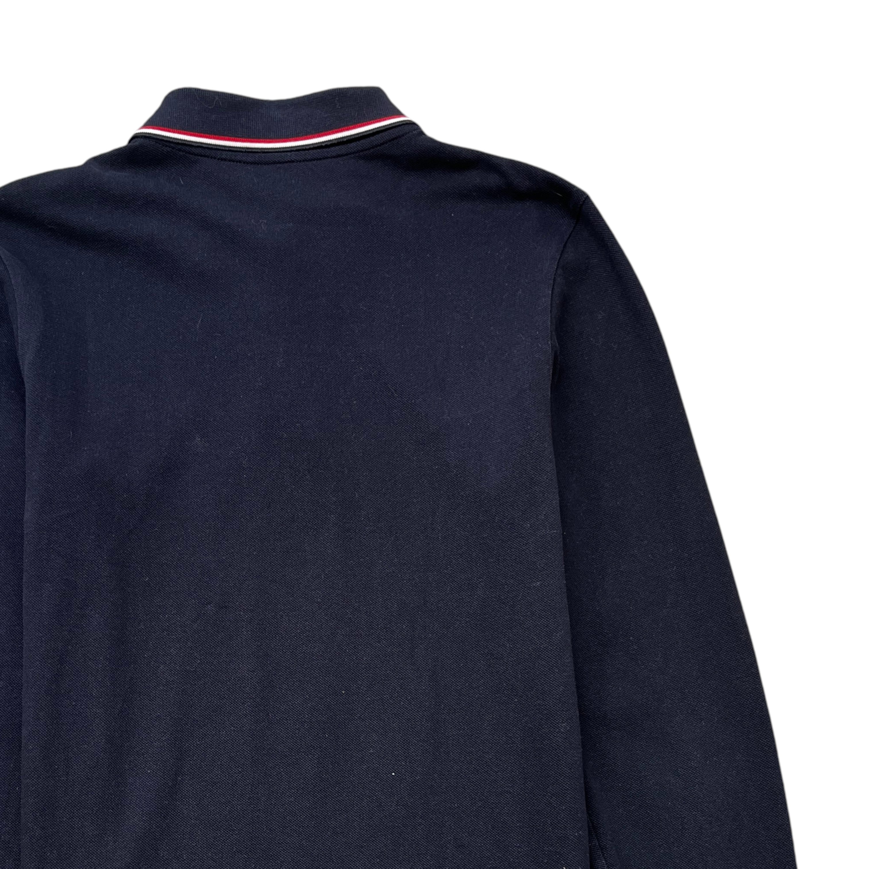 Men's Maglia Polo Shirt Navy Size M