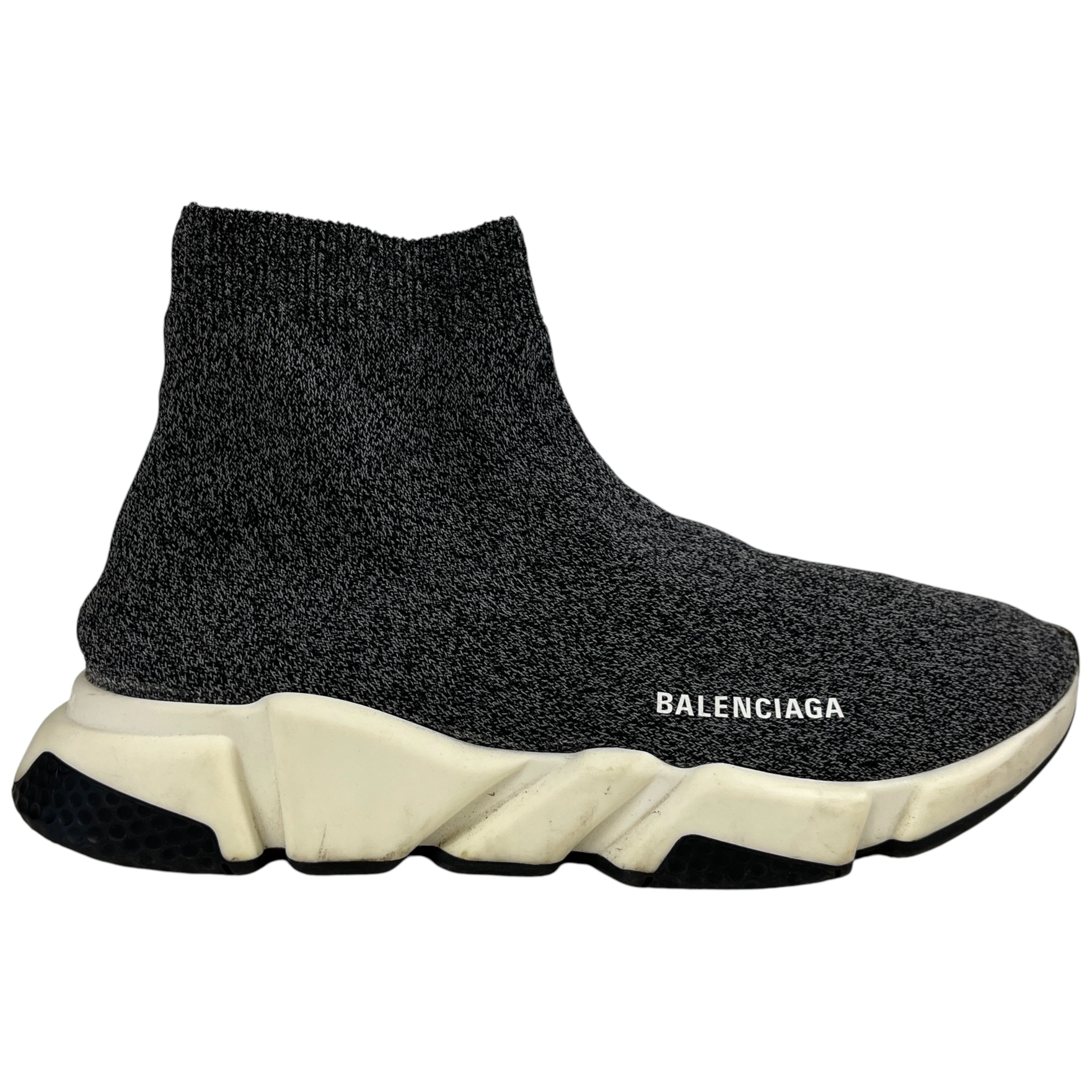 Men's Speed Sock High Trainers Grey Size EU 44 / UK 10