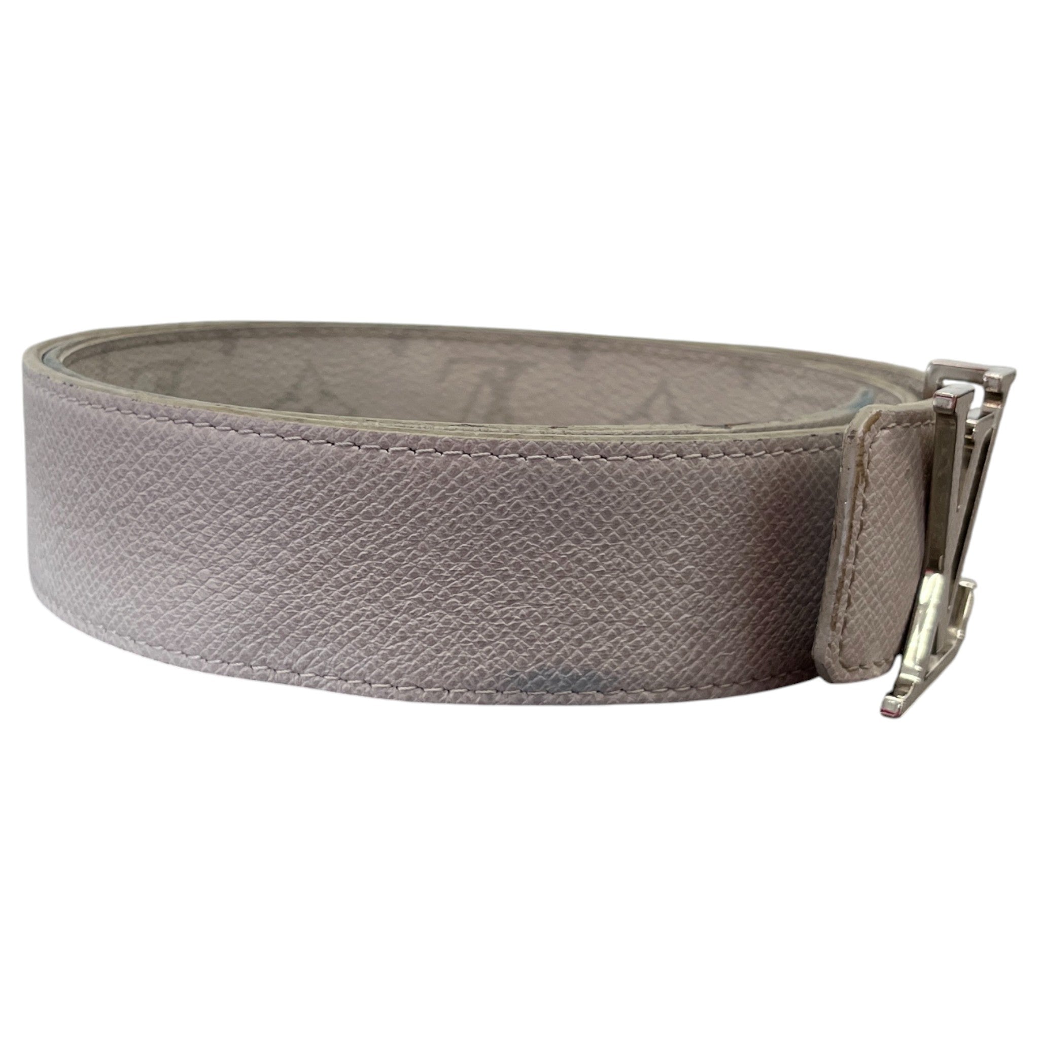 Men's Monogram Reversible Lv Initials Belt White