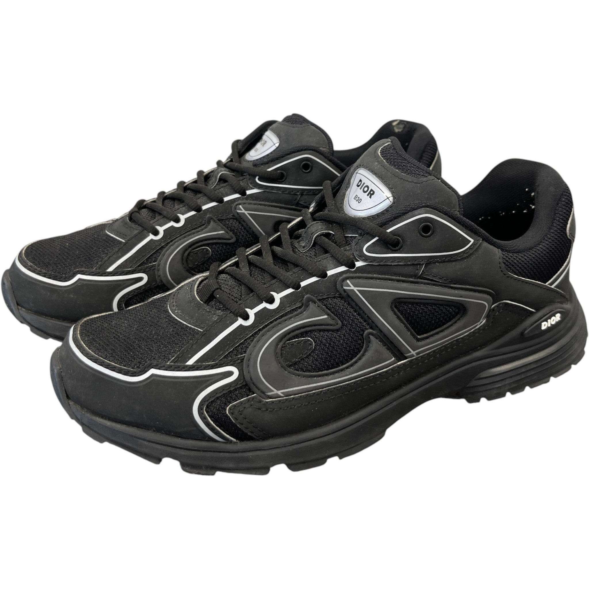 Men's B30 Low Trainers Black Size EU 45 / UK 11